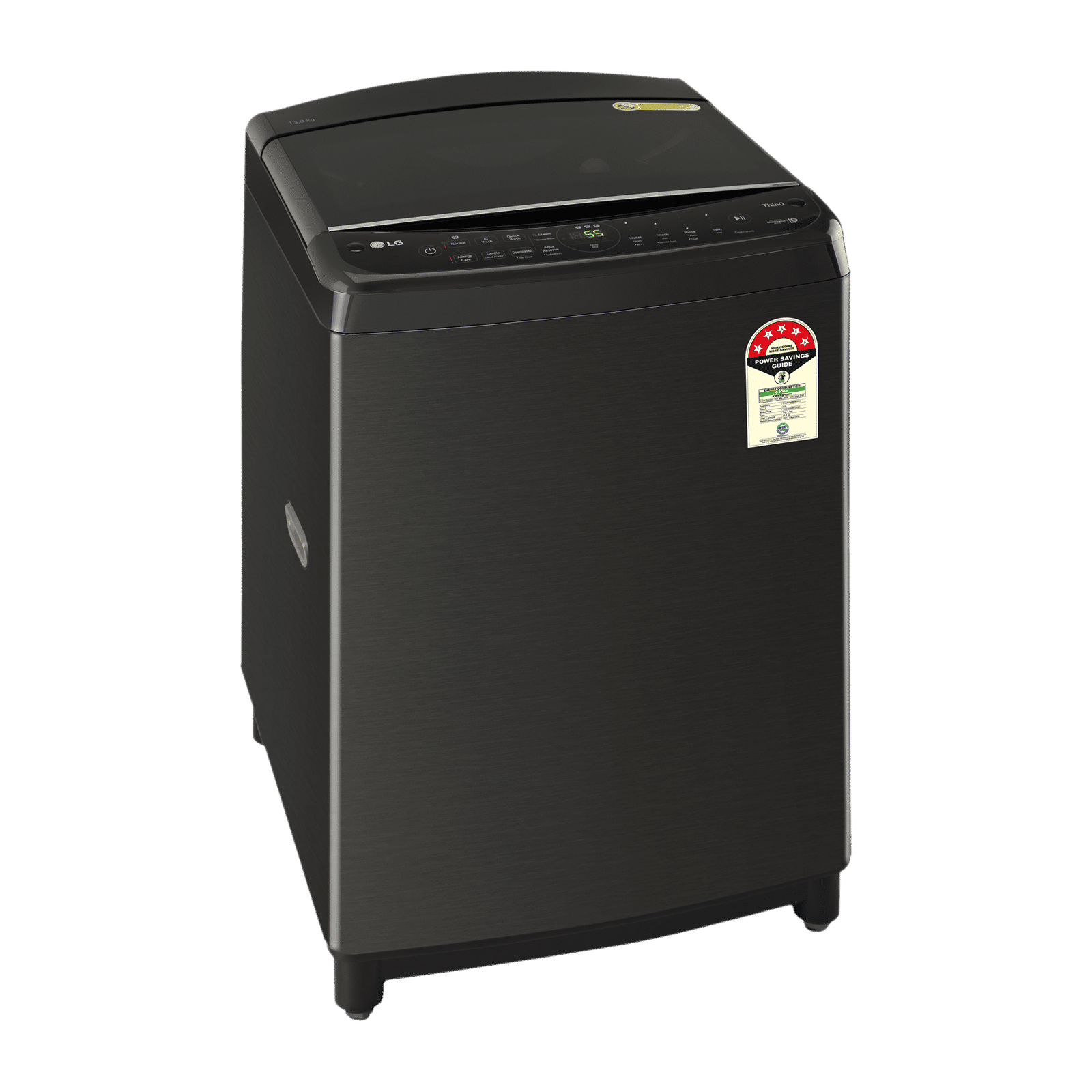 LG 13 kg 5 Star Wi-Fi Fully Automatic Top Load Washing Machine (HEDD, THD13SWP.APBQEIL, AI Direct Drive, Platinum Black) LG 13 kg 5 Star Wi-Fi Fully Automatic Top Load Washing Machine (HEDD, THD13SWP.APBQEIL, AI Direct Drive, Platinum Black)_5