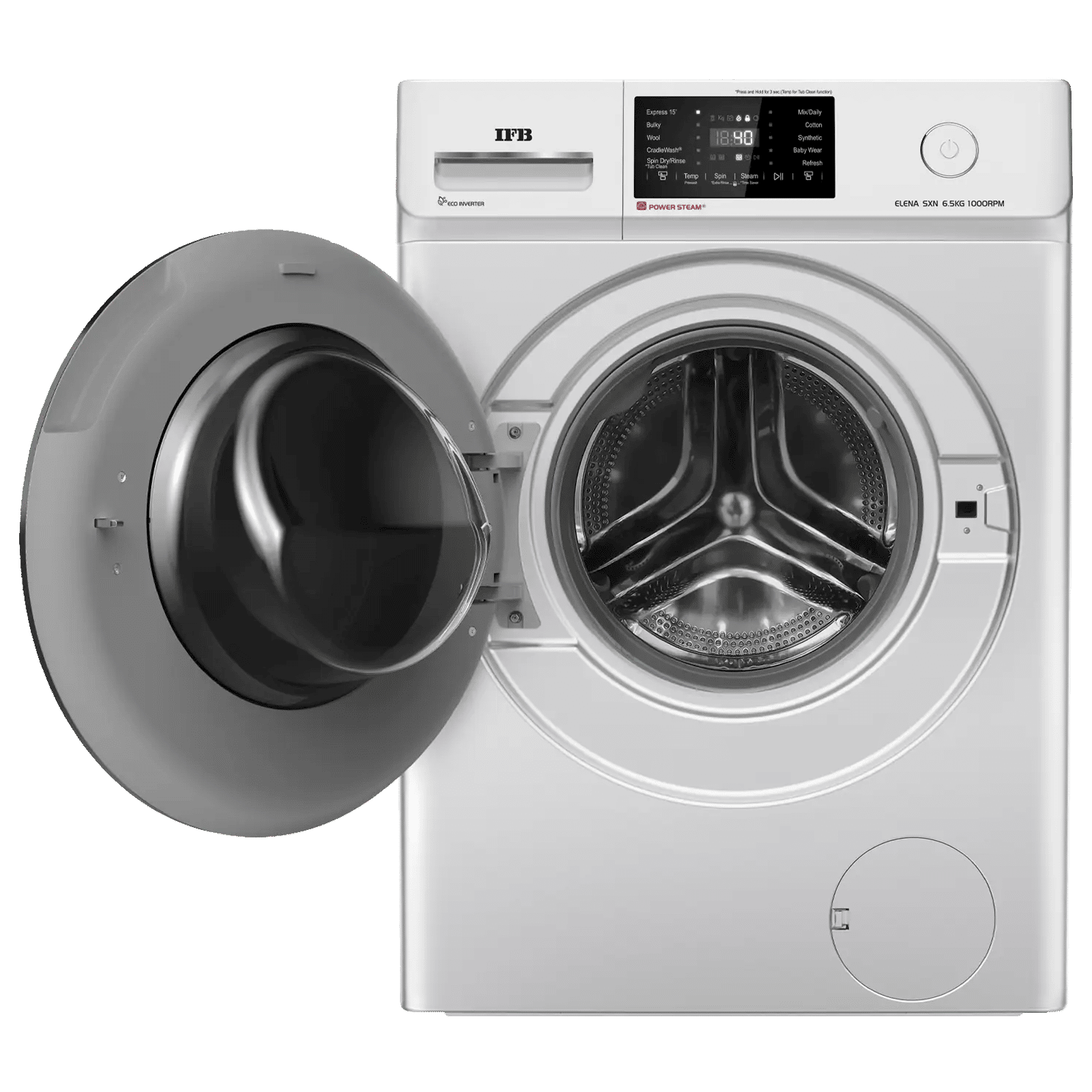 IFB 6.5 kg 5 Star Inverter Fully Automatic Front Load Washing Machine (Elena SXN 6510, Eco Inverter Motor, Rich Silver) IFB 6.5 kg 5 Star Inverter Fully Automatic Front Load Washing Machine (Elena SXN 6510, Eco Inverter Motor, Rich Silver)_5