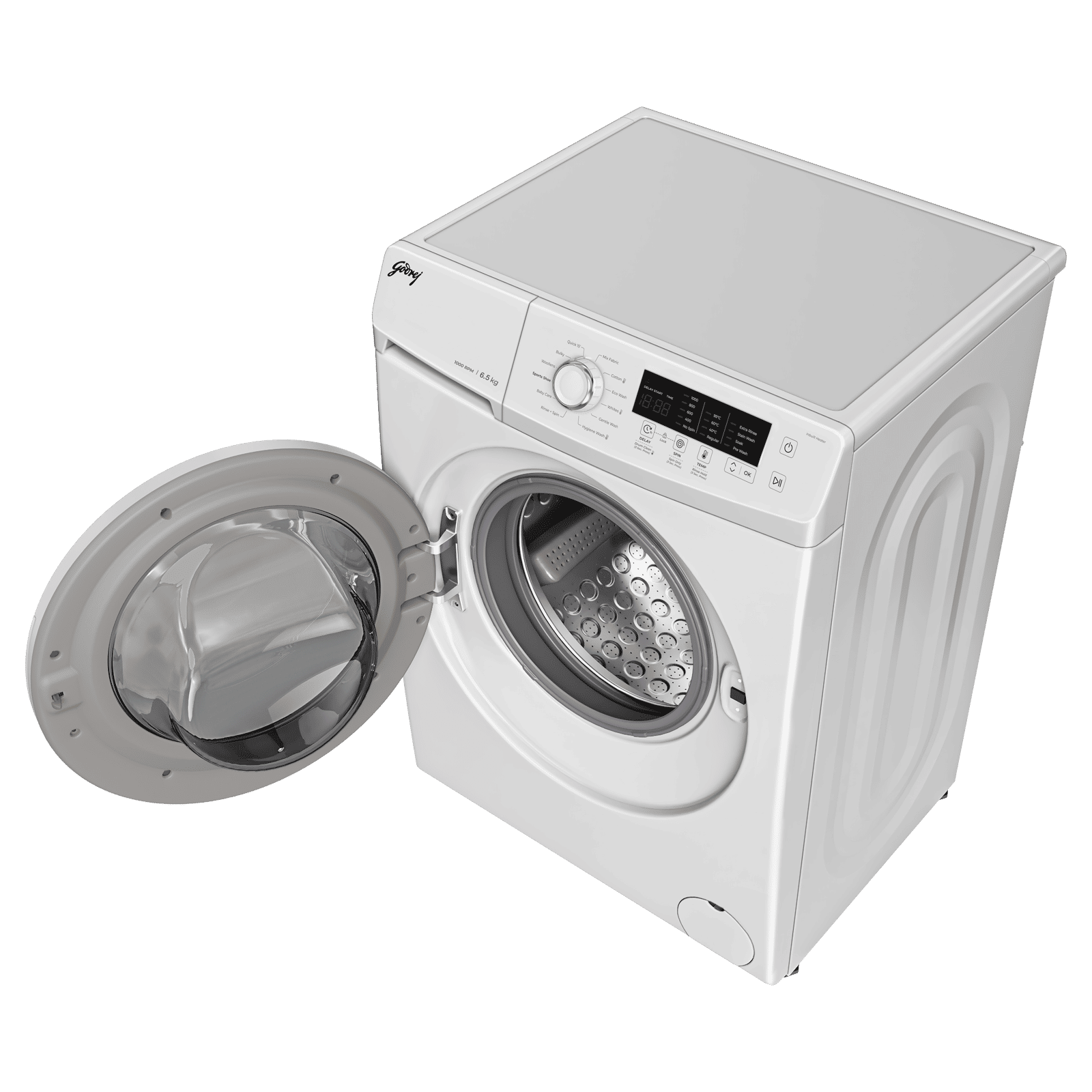 Godrej 6.5 kg 5 Star Fully Automatic Front Load Washing Machine (EON Cresta, 52141601SD00506, 12 Programs, Glacier White) Godrej 6.5 kg 5 Star Fully Automatic Front Load Washing Machine (EON Cresta, 52141601SD00506, 12 Programs, Glacier White)_9