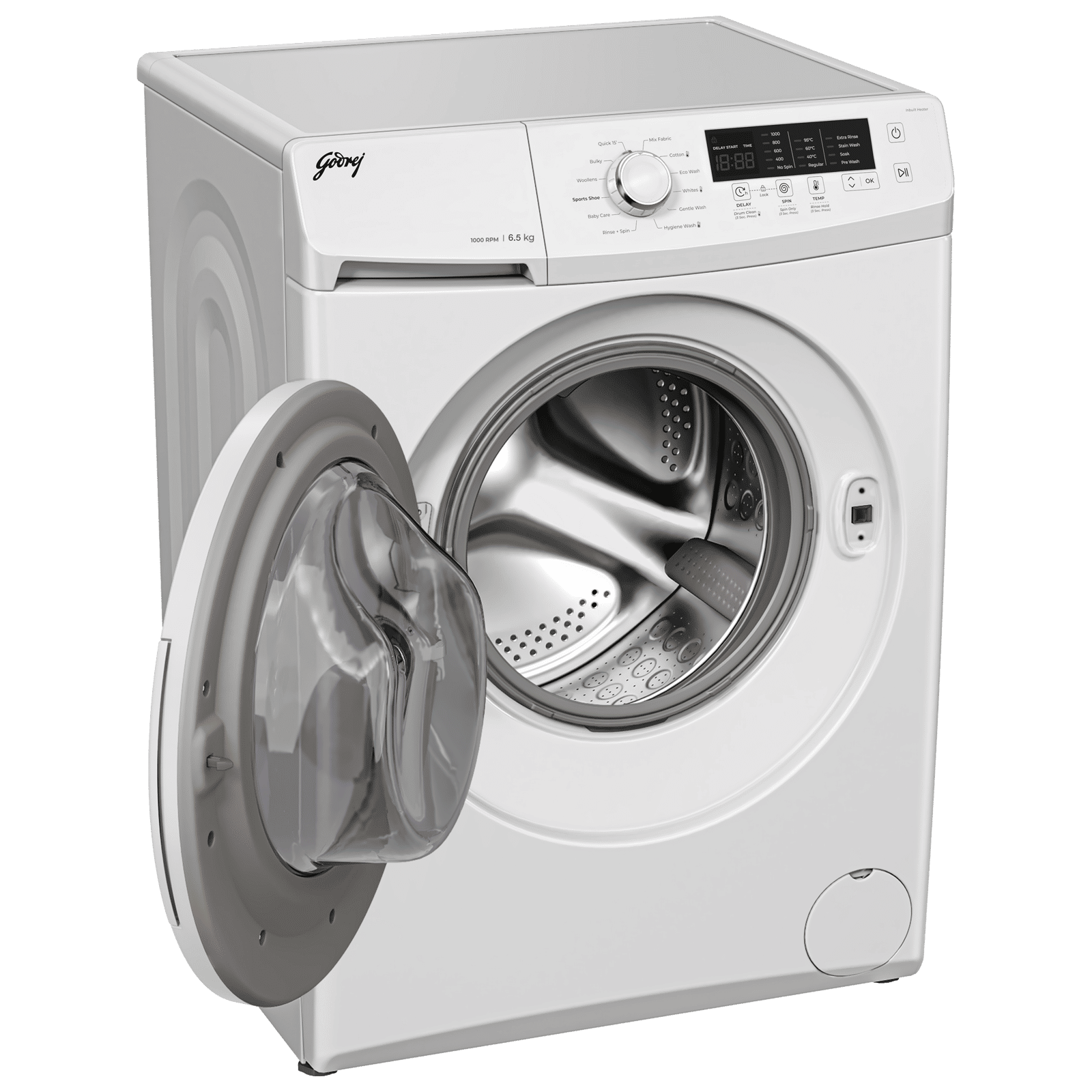 Godrej 6.5 kg 5 Star Fully Automatic Front Load Washing Machine (EON Cresta, 52141601SD00506, 12 Programs, Glacier White) Godrej 6.5 kg 5 Star Fully Automatic Front Load Washing Machine (EON Cresta, 52141601SD00506, 12 Programs, Glacier White)_5