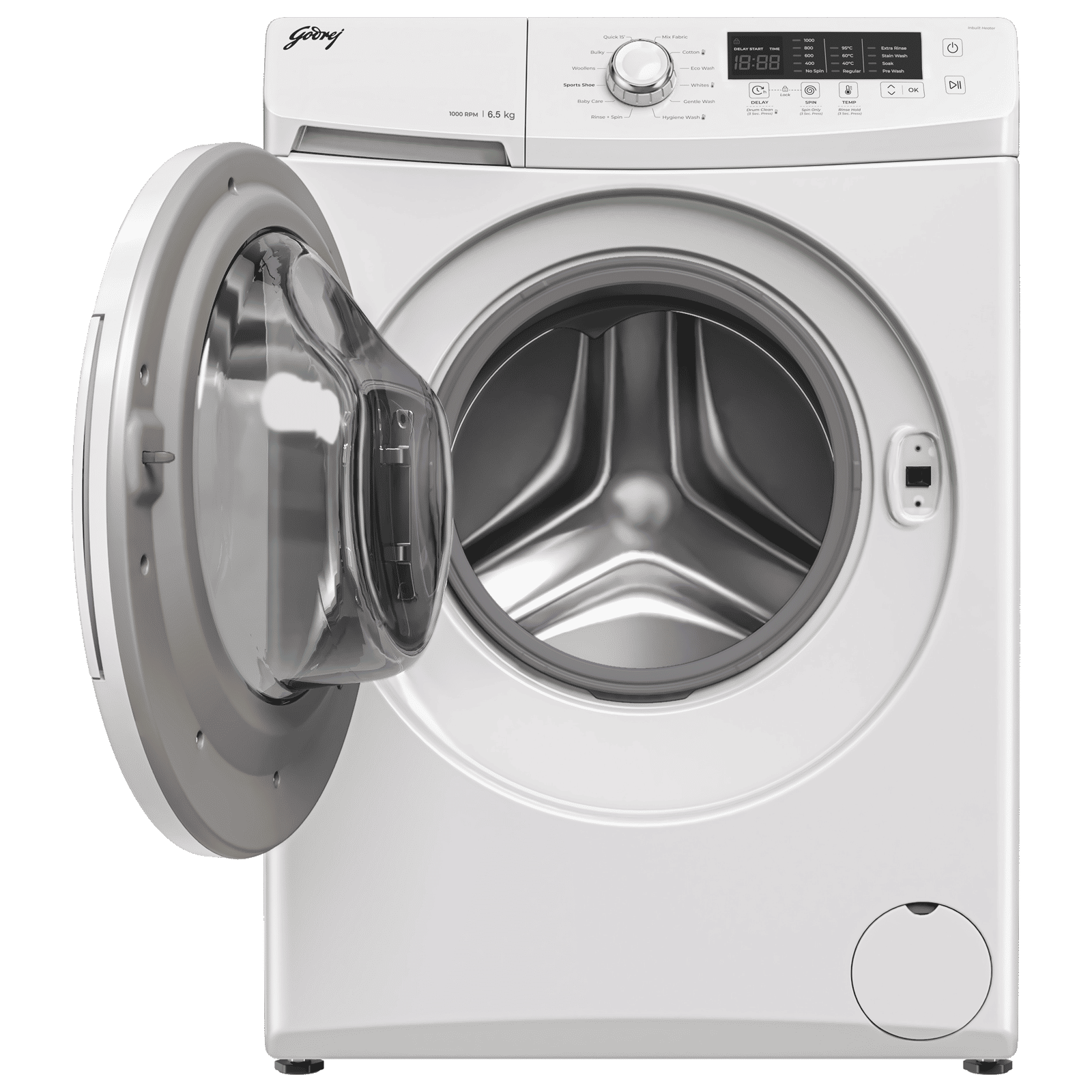 Godrej 6.5 kg 5 Star Fully Automatic Front Load Washing Machine (EON Cresta, 52141601SD00506, 12 Programs, Glacier White) Godrej 6.5 kg 5 Star Fully Automatic Front Load Washing Machine (EON Cresta, 52141601SD00506, 12 Programs, Glacier White)_7