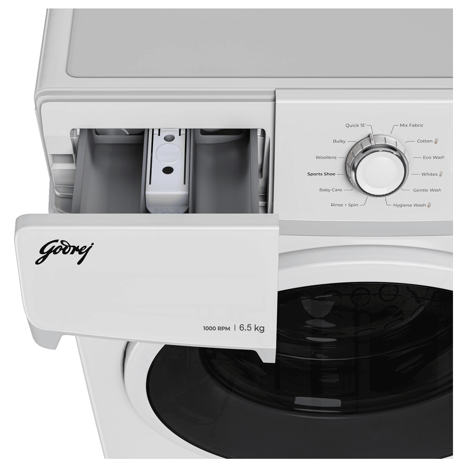 Godrej 6.5 kg 5 Star Fully Automatic Front Load Washing Machine (EON Cresta, 52141601SD00506, 12 Programs, Glacier White) Godrej 6.5 kg 5 Star Fully Automatic Front Load Washing Machine (EON Cresta, 52141601SD00506, 12 Programs, Glacier White)_8