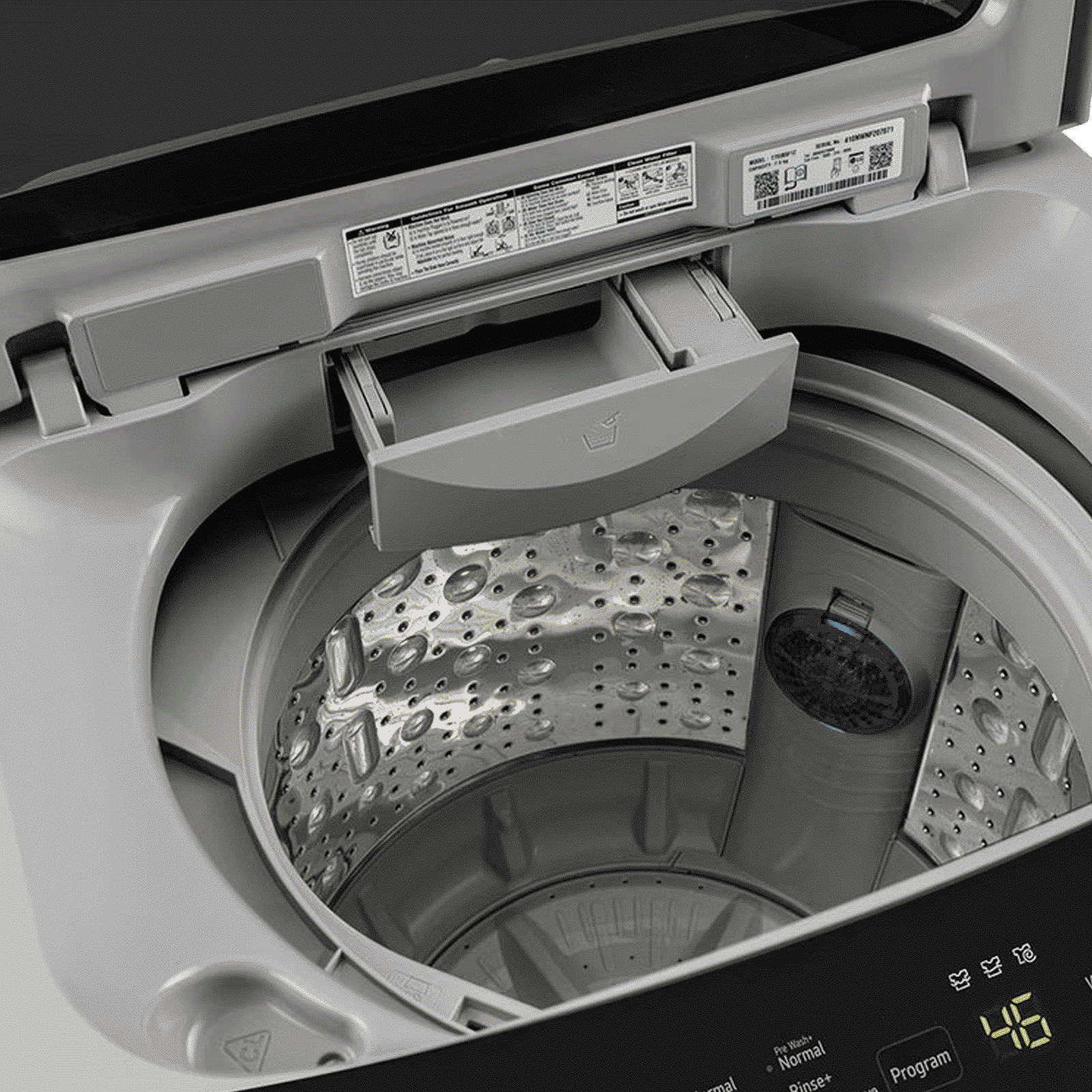 LG 7.5 kg 5 Star Inverter Fully Automatic Top Load Washing Machine (T75VBSF1Z, Smart Inverter Motor, Middle Free Silver)_9