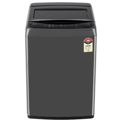 LG 8 kg 5 Star Inverter Fully Automatic Top Load Washing Machine (T80VBMB1Z, Smart Inverter Technology, Middle Black)