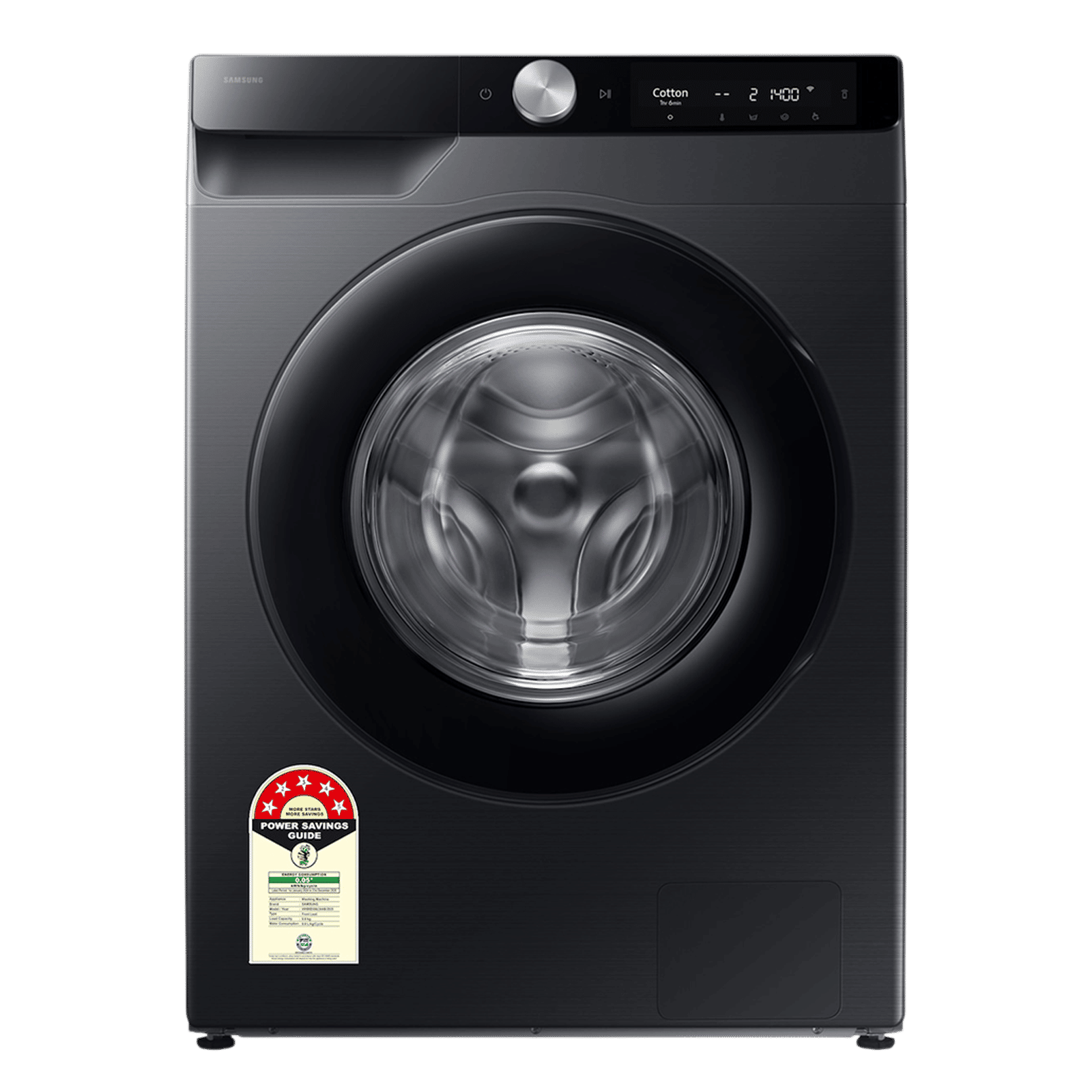 SAMSUNG 9 kg 5 Star Wi-Fi Inverter Fully Automatic Front Load Washing Machine (WW90DG6U24ABTL, Bubble Technology, Black) SAMSUNG 9 kg 5 Star Wi-Fi Inverter Fully Automatic Front Load Washing Machine (WW90DG6U24ABTL, Bubble Technology, Black)_1