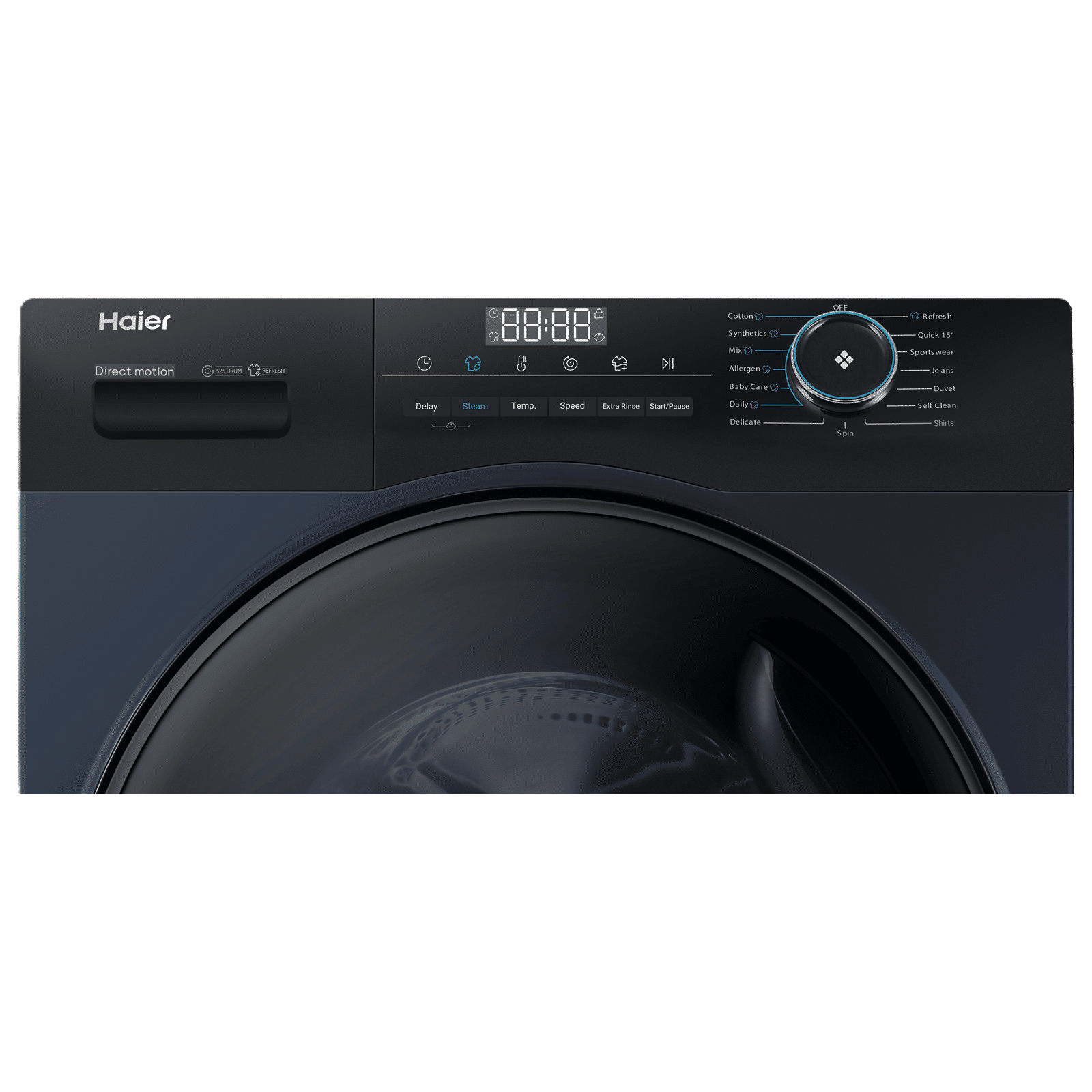 Haier 9 kg 5 Star Fully Automatic Front Load Washing Machine (929, HW90-DM14929ECBK, Anti Bacterial Technology, Black) Haier 9 kg 5 Star Fully Automatic Front Load Washing Machine (929, HW90-DM14929ECBK, Anti Bacterial Technology, Black)_4