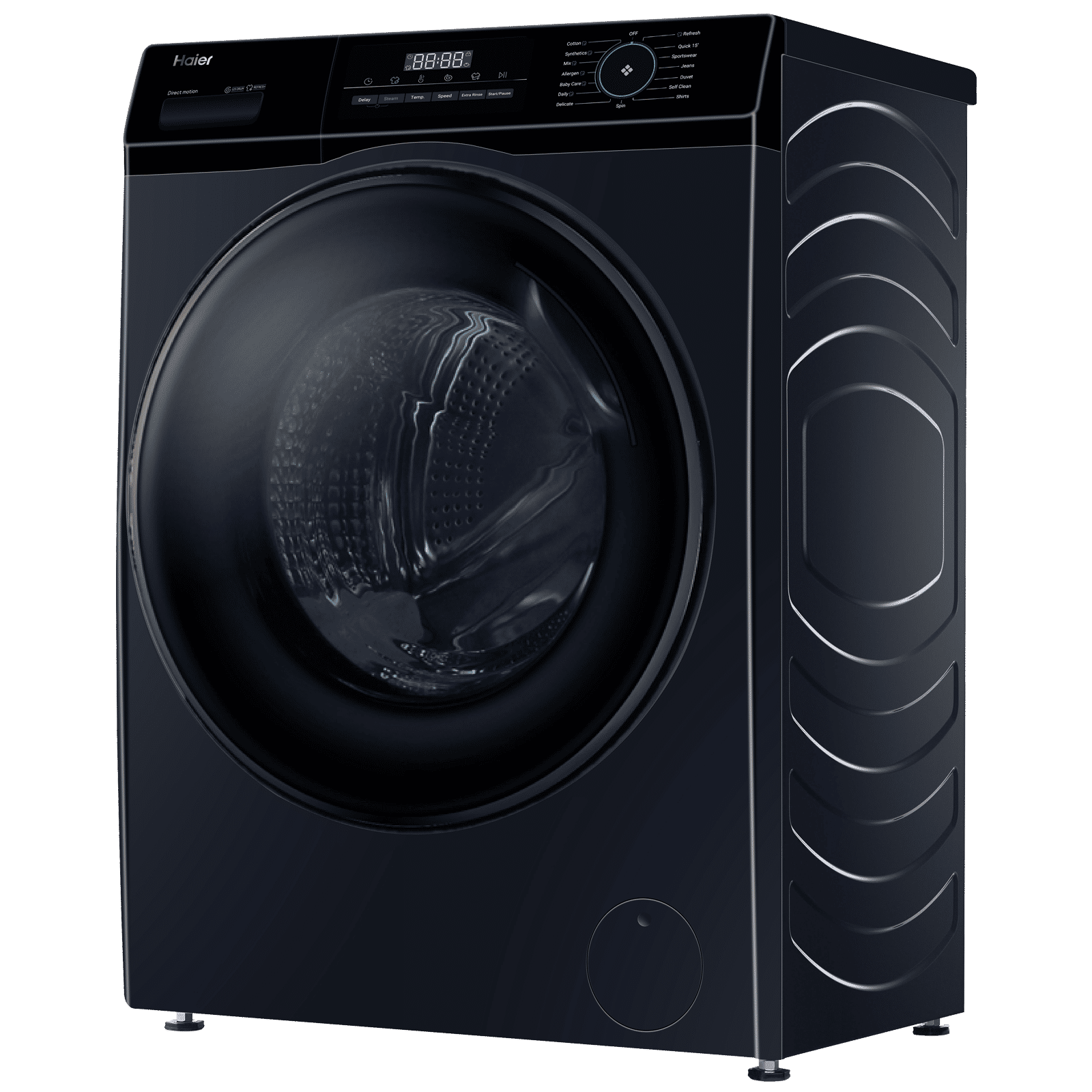 Haier 9 kg 5 Star Fully Automatic Front Load Washing Machine (929, HW90-DM14929ECBK, Anti Bacterial Technology, Black) Haier 9 kg 5 Star Fully Automatic Front Load Washing Machine (929, HW90-DM14929ECBK, Anti Bacterial Technology, Black)_6