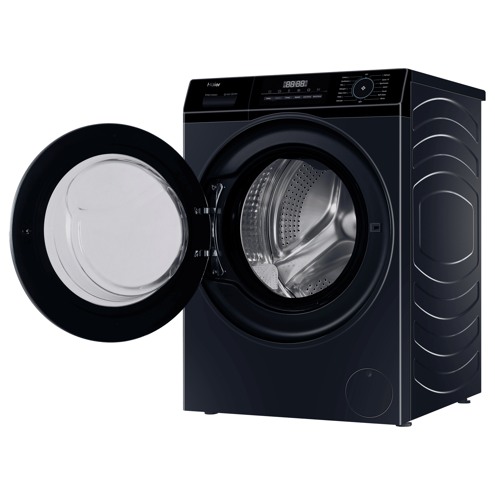 Haier 9 kg 5 Star Fully Automatic Front Load Washing Machine (929, HW90-DM14929ECBK, Anti Bacterial Technology, Black) Haier 9 kg 5 Star Fully Automatic Front Load Washing Machine (929, HW90-DM14929ECBK, Anti Bacterial Technology, Black)_7