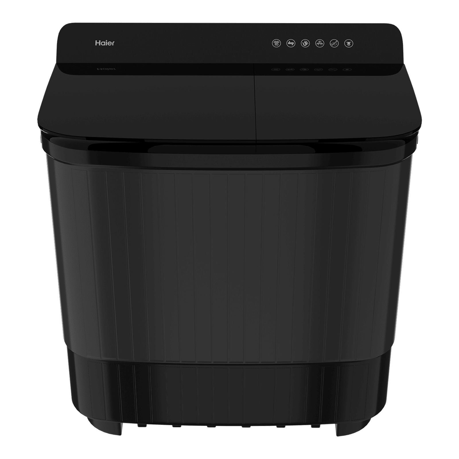 Haier 14 kg 5 Star Semi Automatic Washing Machine with Magic Filter (178, HTW140-178BK, Black) Haier 14 kg 5 Star Semi Automatic Washing Machine with Magic Filter (178, HTW140-178BK, Black)_1
