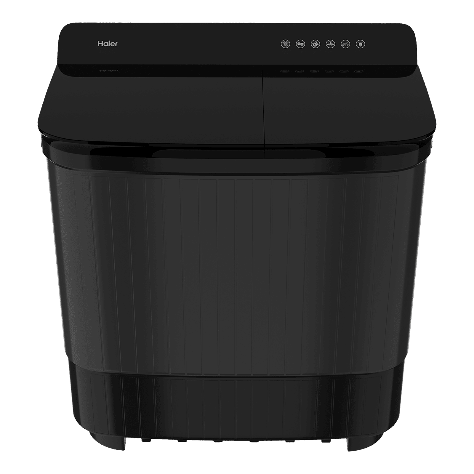 Haier 12 kg 5 Star Semi Automatic Washing Machine with Magic Filter (178, HTW120-178BK, Black) Haier 12 kg 5 Star Semi Automatic Washing Machine with Magic Filter (178, HTW120-178BK, Black)_1