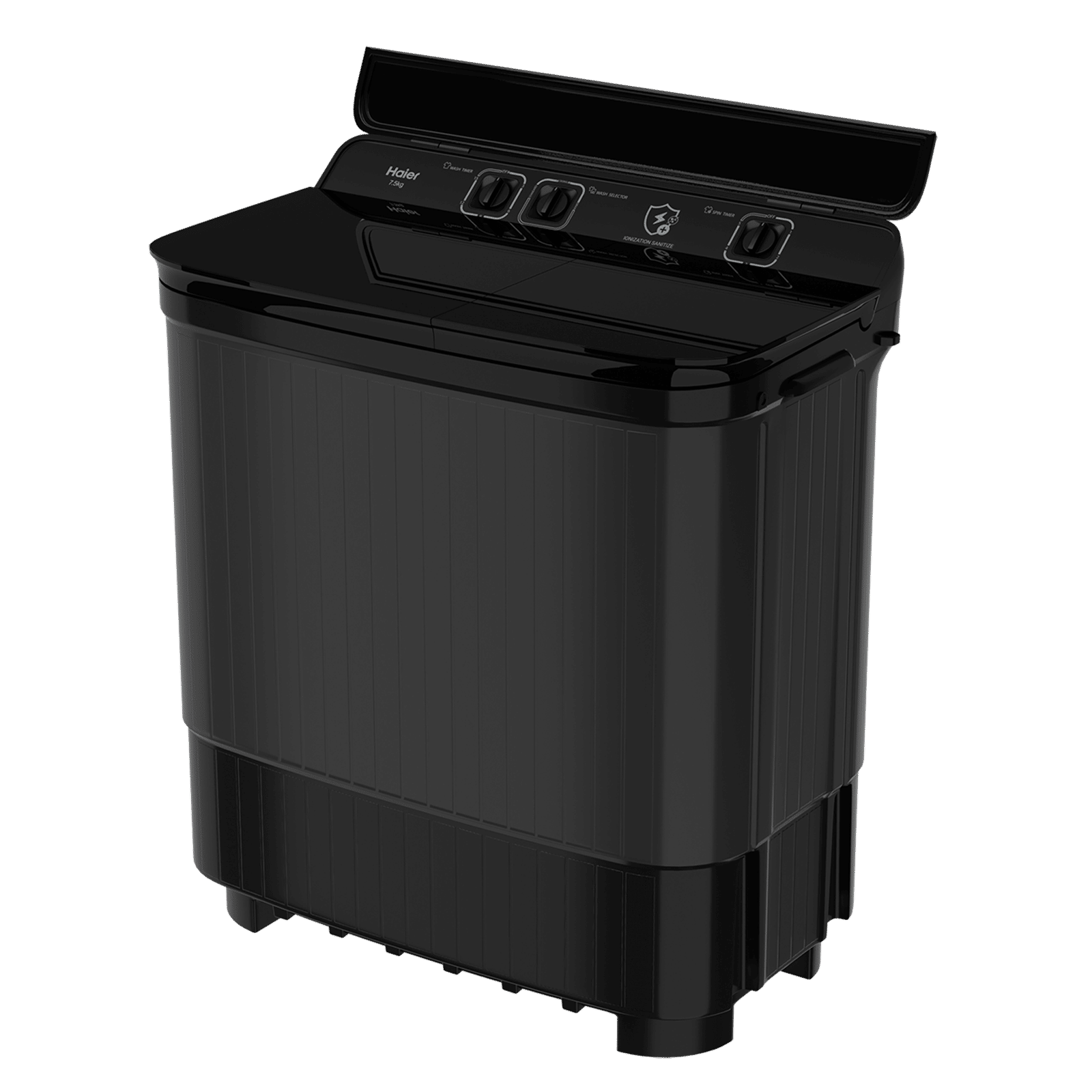 Haier 12 kg 5 Star Semi Automatic Washing Machine with Magic Filter (178, HTW120-178BK, Black) Haier 12 kg 5 Star Semi Automatic Washing Machine with Magic Filter (178, HTW120-178BK, Black)_8