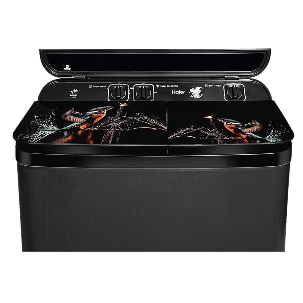 Haier 9 kg Semi Automatic Washing Machine with Softfall Techonology (HTW90-178FL, Black) Haier 9 kg Semi Automatic Washing Machine with Softfall Techonology (HTW90-178FL, Black)_4