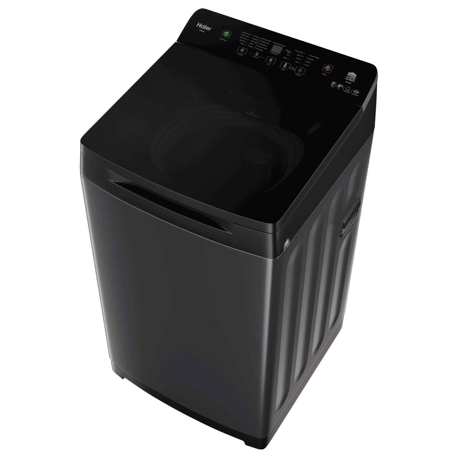 Haier 10.5 kg 5 Star Fully Automatic Top Load Washing Machine (Heater 688, HWM105-H688BK, In Built Heater, Black) Haier 10.5 kg 5 Star Fully Automatic Top Load Washing Machine (Heater 688, HWM105-H688BK, In Built Heater, Black)_6