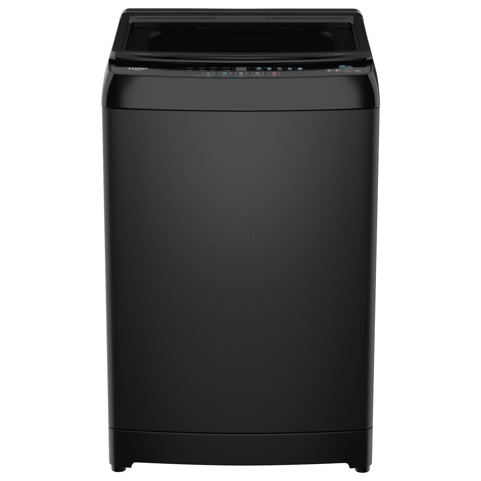 Haier 10.5 kg 5 Star Fully Automatic Top Load Washing Machine (HWM105-316BK, Pillow Drum, Black)_1