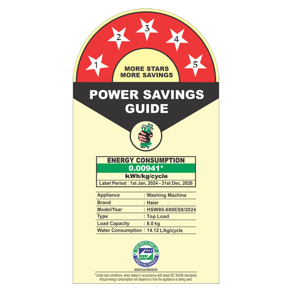 Haier 8 Kg 5 Star Fully Automatic Top Load Washing Machine (AST 688, HSW80-688ES8, Anti-Scale Technology, Dark jade) Haier 8 Kg 5 Star Fully Automatic Top Load Washing Machine (AST 688, HSW80-688ES8, Anti-Scale Technology, Dark jade)_7