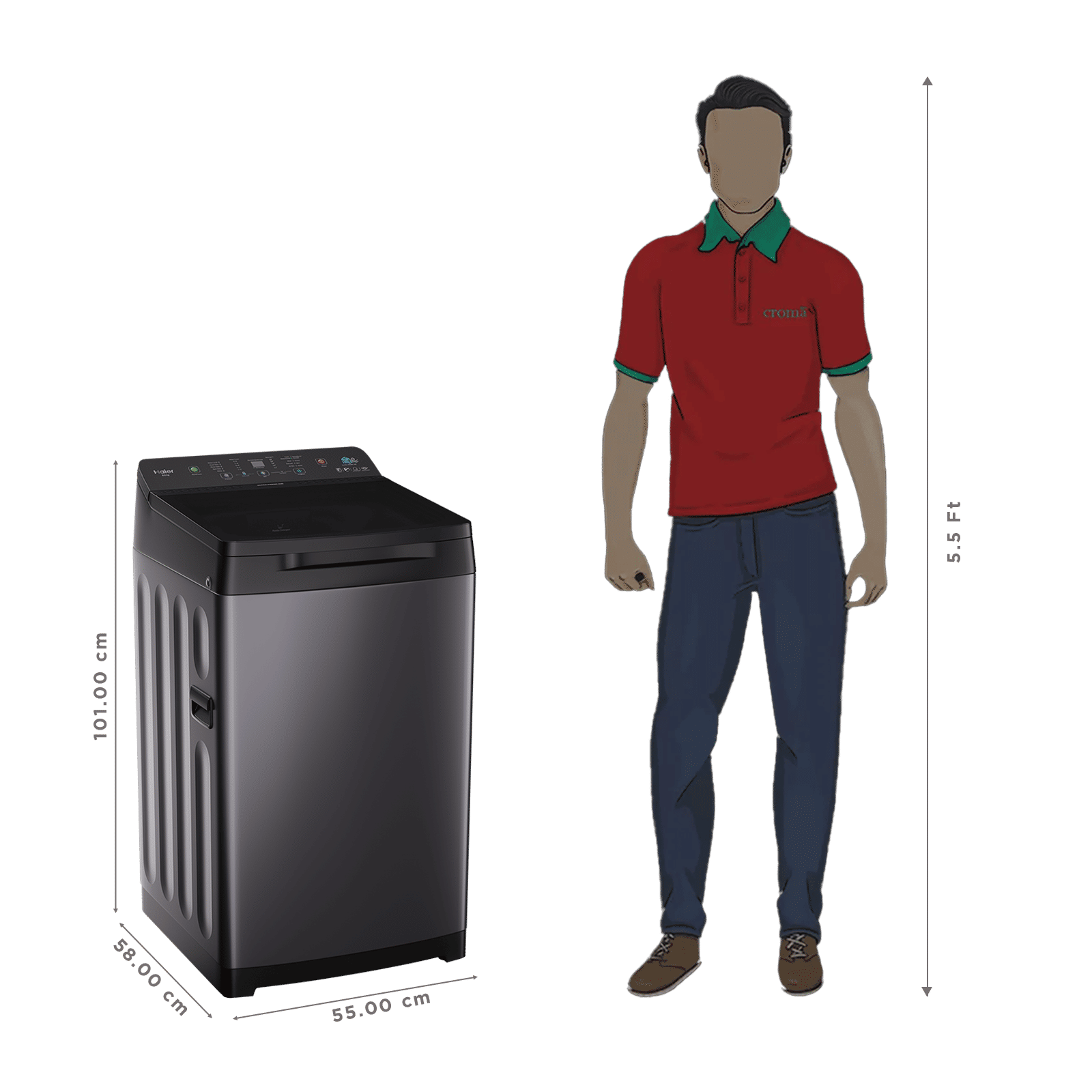 Haier 8 Kg 5 Star Fully Automatic Top Load Washing Machine (AST 688, HSW80-688ES8, Anti-Scale Technology, Dark jade) Haier 8 Kg 5 Star Fully Automatic Top Load Washing Machine (AST 688, HSW80-688ES8, Anti-Scale Technology, Dark jade)_2