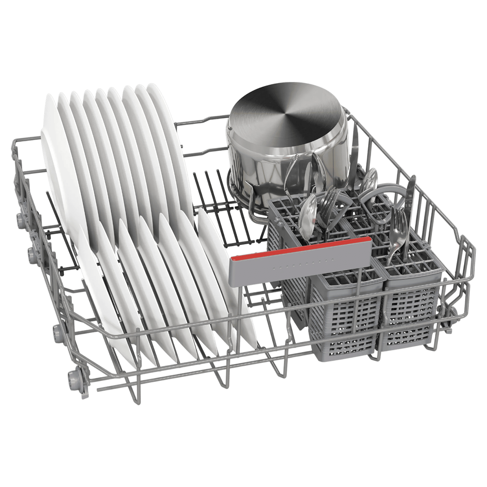 BOSCH Series 6 14 Place Settings Free Standing Dishwasher with Glass Protection Technology (No Pre-rinse Required, Silver)_9