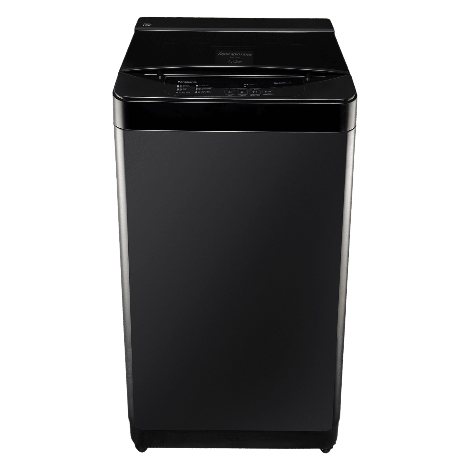 Panasonic 8 kg 5 Star Fully Automatic Top Load Washing Machine (C3 Series, NA-F80C3PRB, Active Foam System, Pure Black)_1