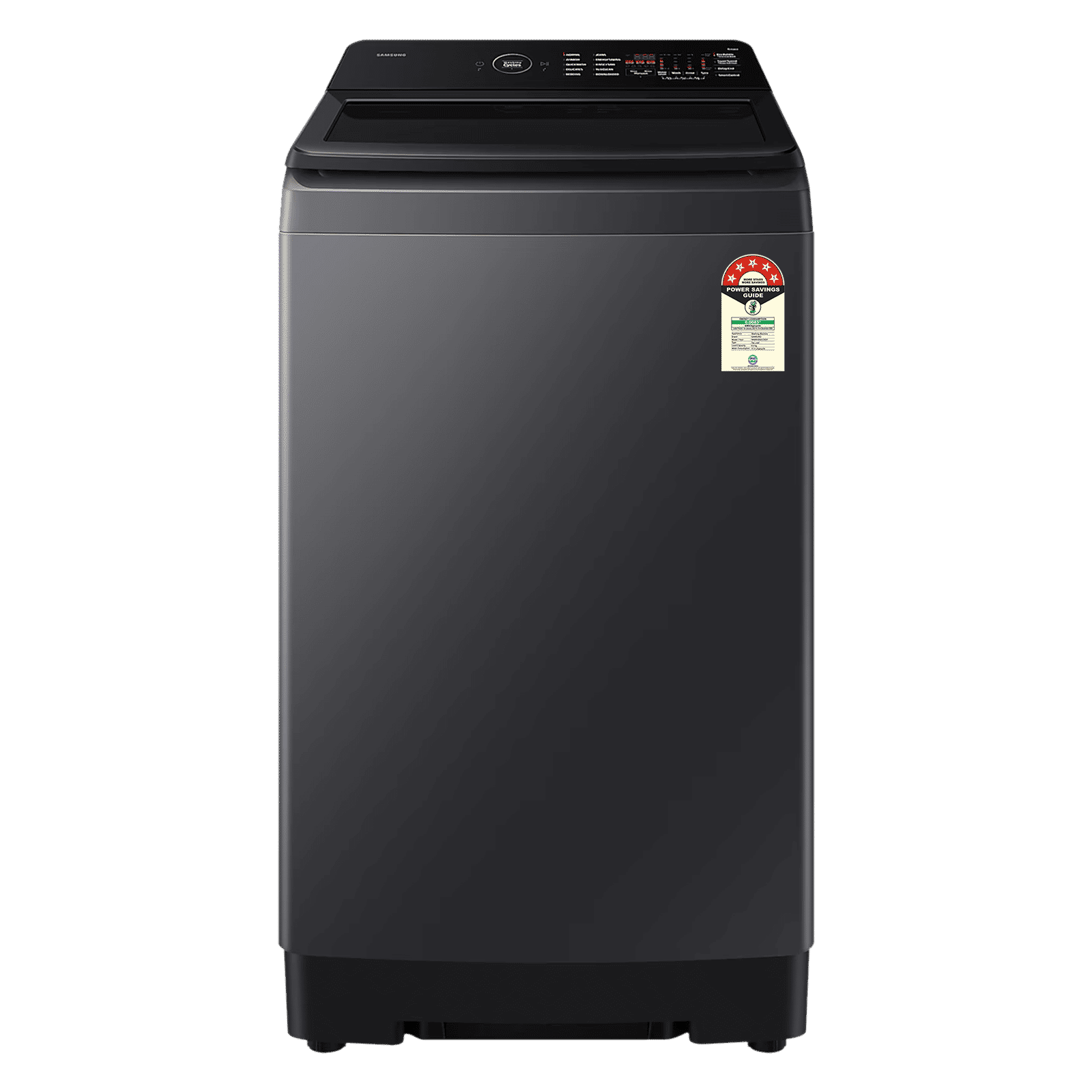 SAMSUNG 8 kg 5 Star Wi-Fi Inverter Fully Automatic Top Load Washing Machine (WA80F08S2CTL, AI VRT+ Technology, Deep Charcoal)_1
