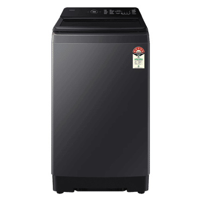 SAMSUNG 8 kg 5 Star Wi-Fi Inverter Fully Automatic Top Load Washing Machine (WA80F08S2CTL, AI VRT+ Technology, Deep Charcoal)