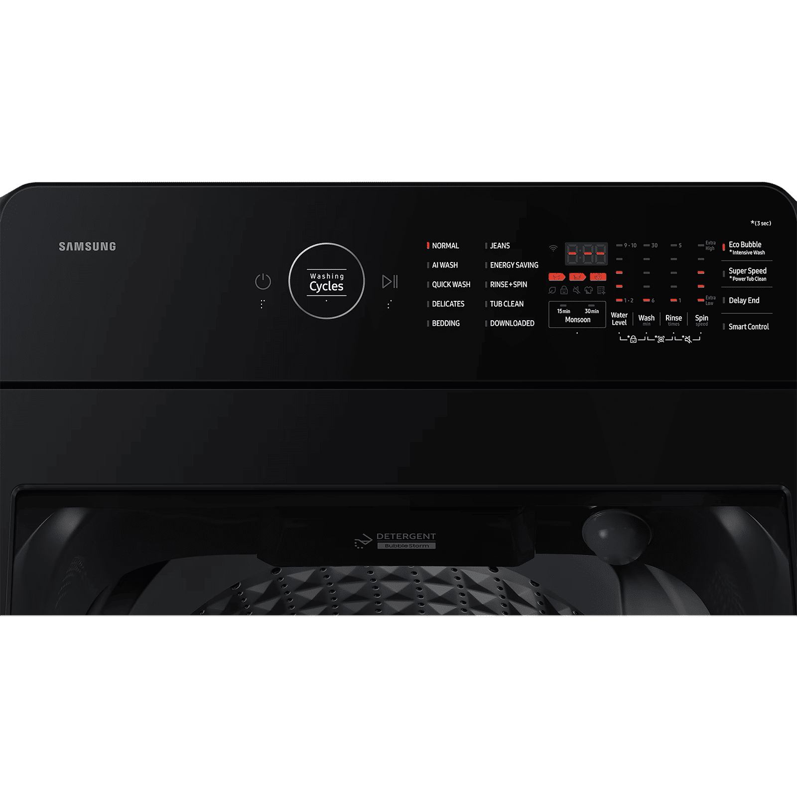SAMSUNG 8 kg 5 Star Wi-Fi Inverter Fully Automatic Top Load Washing Machine (WA80F08S2CTL, AI VRT+ Technology, Deep Charcoal)_12