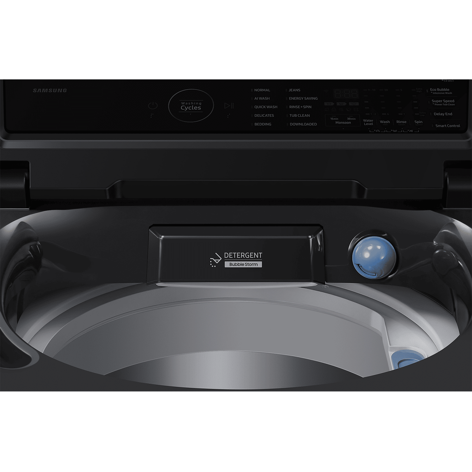 SAMSUNG 8 kg 5 Star Wi-Fi Inverter Fully Automatic Top Load Washing Machine (WA80F08S2BTL, AI VRT+ Technology, Black Caviar) SAMSUNG 8 kg 5 Star Wi-Fi Inverter Fully Automatic Top Load Washing Machine (WA80F08S2BTL, AI VRT+ Technology, Black Caviar)_10