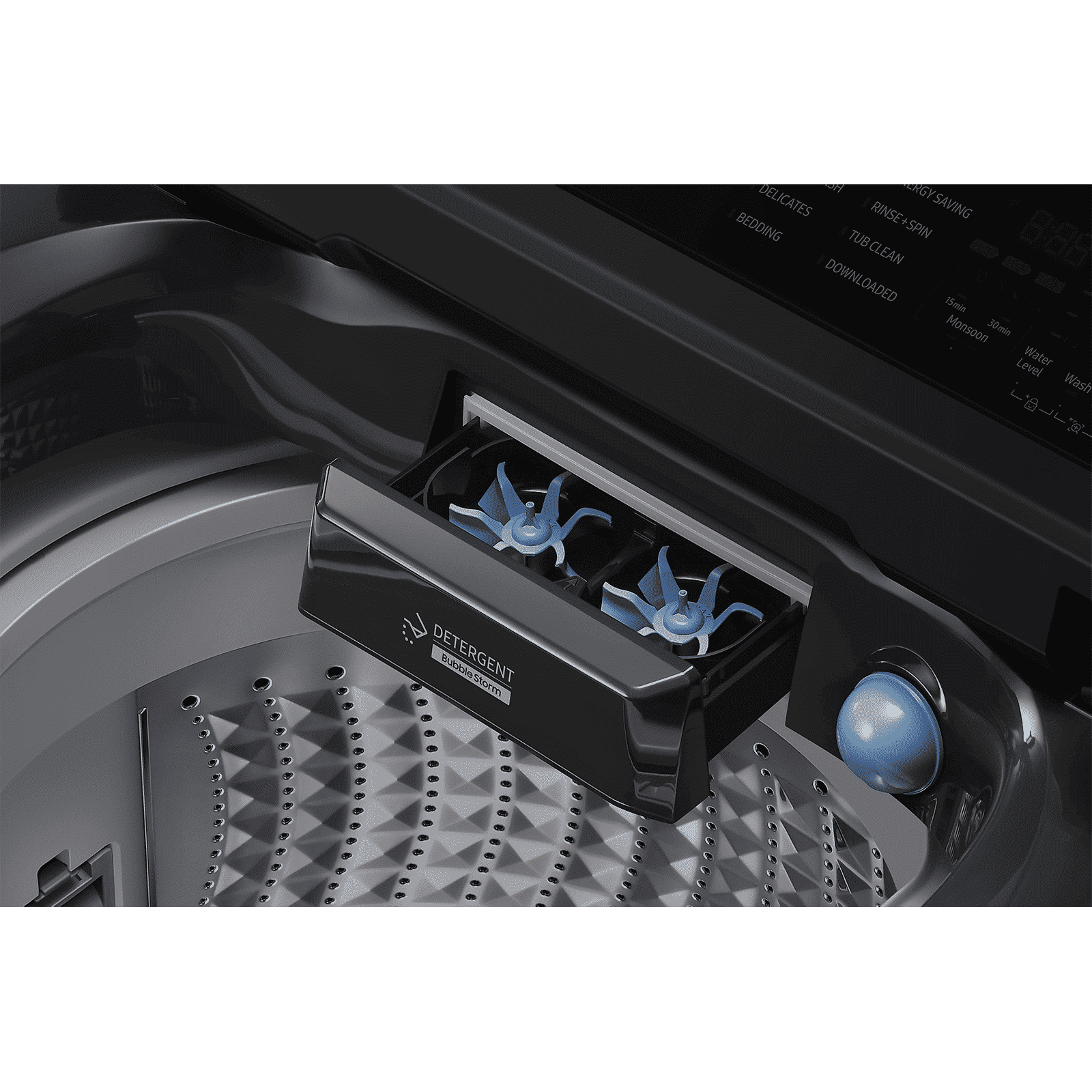 SAMSUNG 8 kg 5 Star Wi-Fi Inverter Fully Automatic Top Load Washing Machine (WA80F08S2BTL, AI VRT+ Technology, Black Caviar) SAMSUNG 8 kg 5 Star Wi-Fi Inverter Fully Automatic Top Load Washing Machine (WA80F08S2BTL, AI VRT+ Technology, Black Caviar)_6