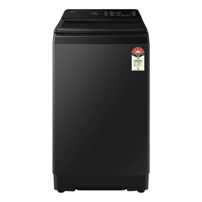 SAMSUNG 8 kg 5 Star Wi-Fi Inverter Fully Automatic Top Load Washing Machine (WA80F08H2BTL, AI VRT+ Technology, Black Caviar)