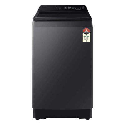 SAMSUNG 8 kg 5 Star Wi-Fi Inverter Fully Automatic Top Load Washing Machine (WA80F08B3BTL, AI VRT+ Technology, Black Caviar)