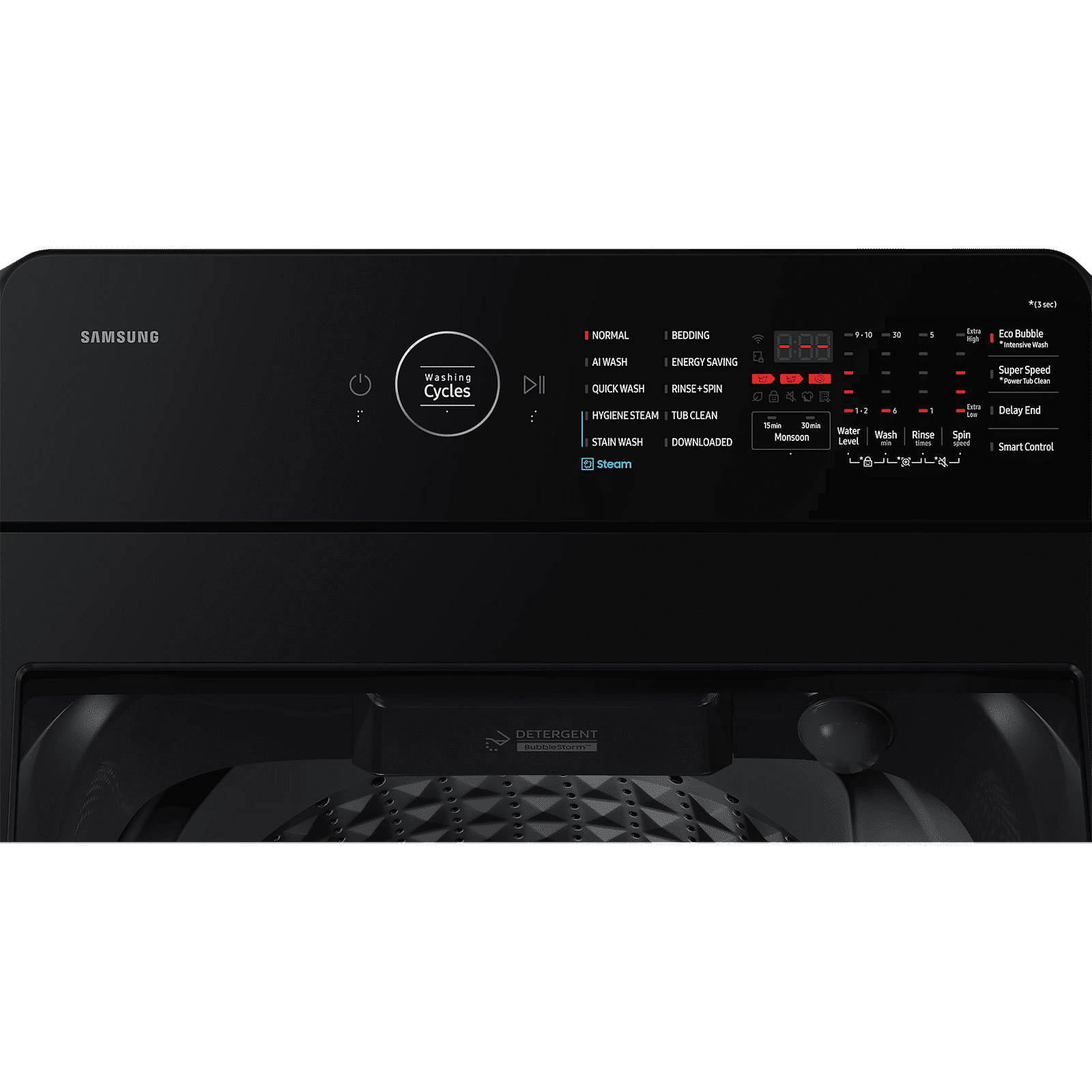 SAMSUNG 10 kg 5 Star Wi-Fi Inverter Fully Automatic Top Load Washing Machine (WA80F10B3NTL, AI VRT+ Technology, Brushed Navy) SAMSUNG 10 kg 5 Star Wi-Fi Inverter Fully Automatic Top Load Washing Machine (WA80F10B3NTL, AI VRT+ Technology, Brushed Navy)_9