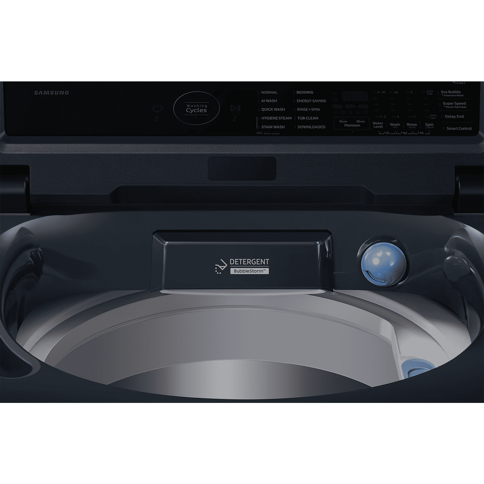 SAMSUNG 10 kg 5 Star Wi-Fi Inverter Fully Automatic Top Load Washing Machine (WA80F10B3NTL, AI VRT+ Technology, Brushed Navy) SAMSUNG 10 kg 5 Star Wi-Fi Inverter Fully Automatic Top Load Washing Machine (WA80F10B3NTL, AI VRT+ Technology, Brushed Navy)_10