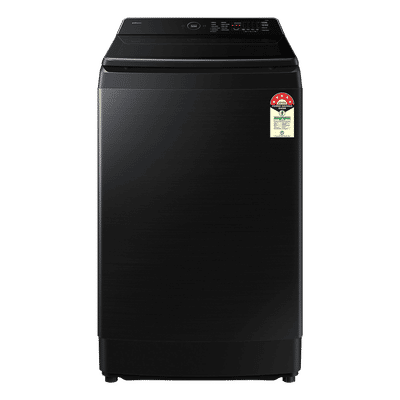 SAMSUNG 12 kg 5 Star Wi-Fi Inverter Fully Automatic Top Load Washing Machine (WA80F12B6BTL, AI VRT+ Technology, Black Caviar)