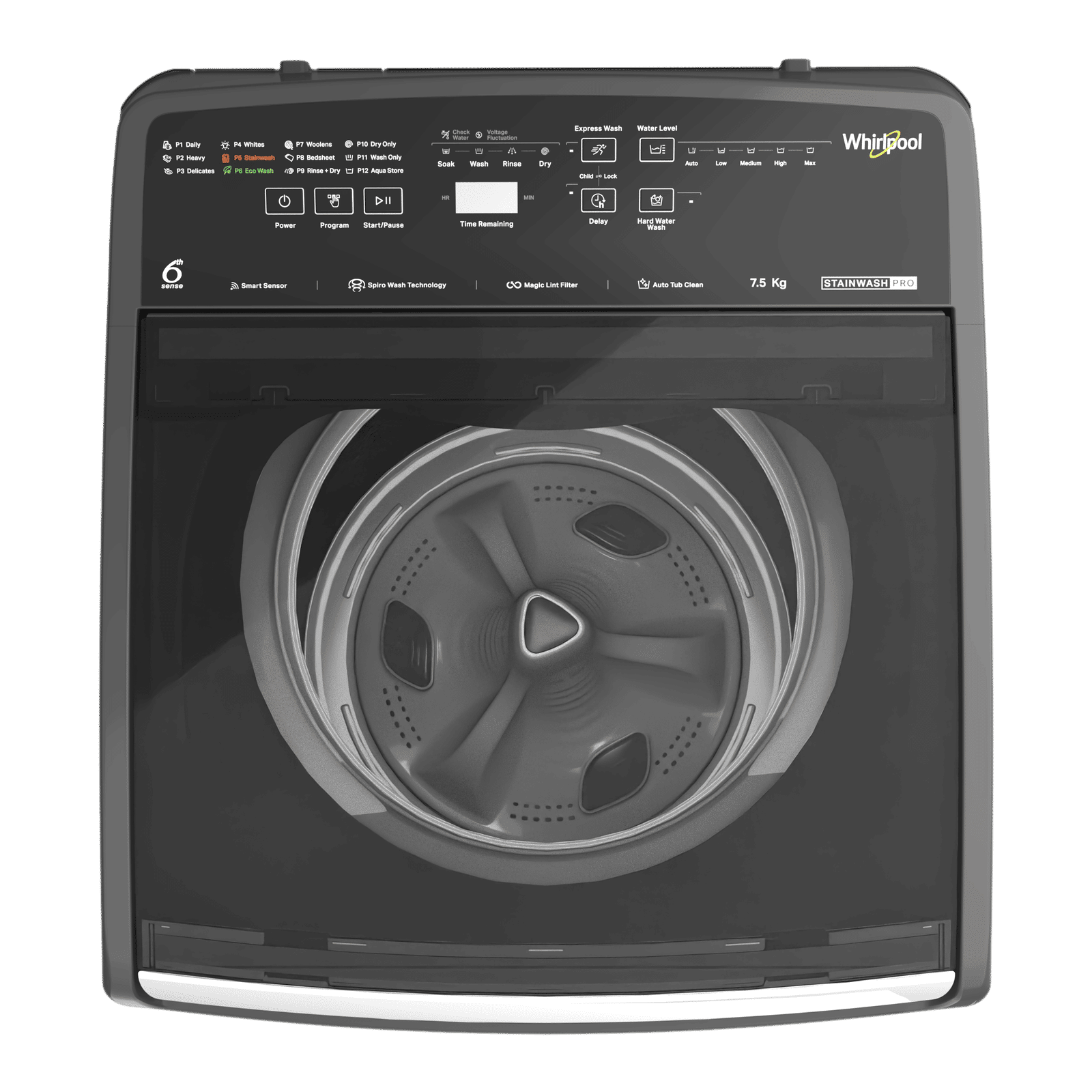 Whirlpool 7.5 kg 5 Star Fully Automatic Top Load Washing Machine (Stainwash Pro, 31686, Power Scrub Technology, Grey) Whirlpool 7.5 kg 5 Star Fully Automatic Top Load Washing Machine (Stainwash Pro, 31686, Power Scrub Technology, Grey)_4