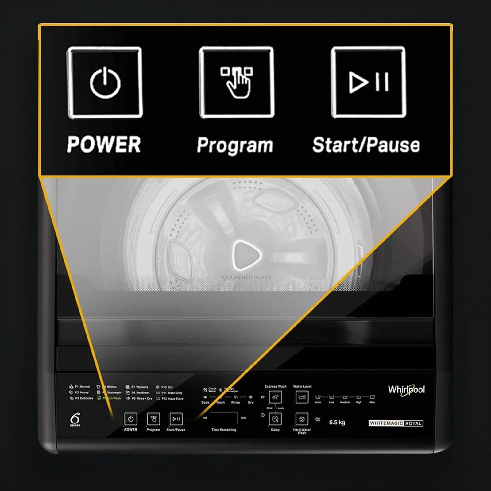 Whirlpool 7.5 kg 5 Star Fully Automatic Top Load Washing Machine (Magic Clean, 31611, 6th Sense Technology, Grey) Whirlpool 7.5 kg 5 Star Fully Automatic Top Load Washing Machine (Magic Clean, 31611, 6th Sense Technology, Grey)_13