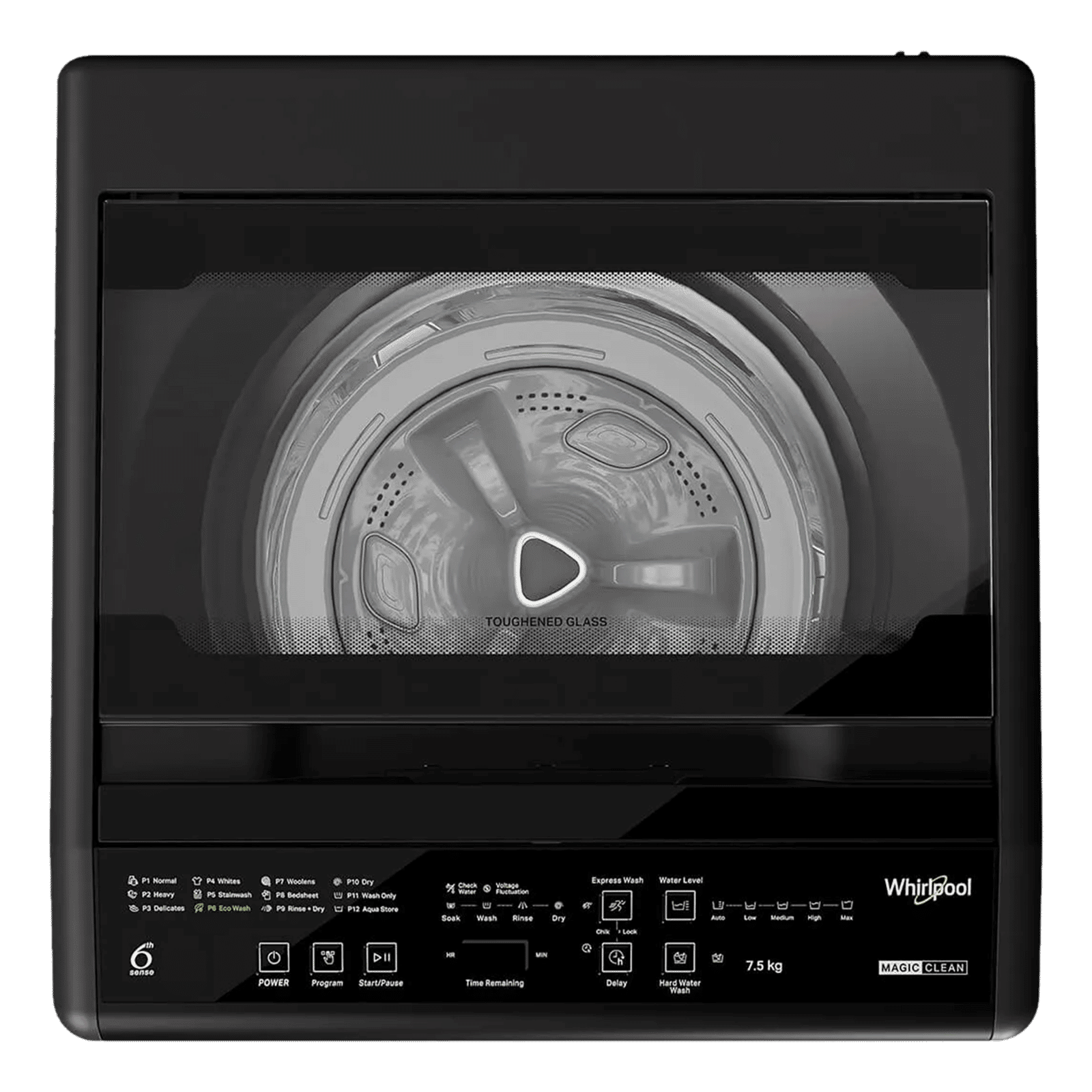Whirlpool 7.5 kg 5 Star Fully Automatic Top Load Washing Machine (Magic Clean, 31611, 6th Sense Technology, Grey) Whirlpool 7.5 kg 5 Star Fully Automatic Top Load Washing Machine (Magic Clean, 31611, 6th Sense Technology, Grey)_4