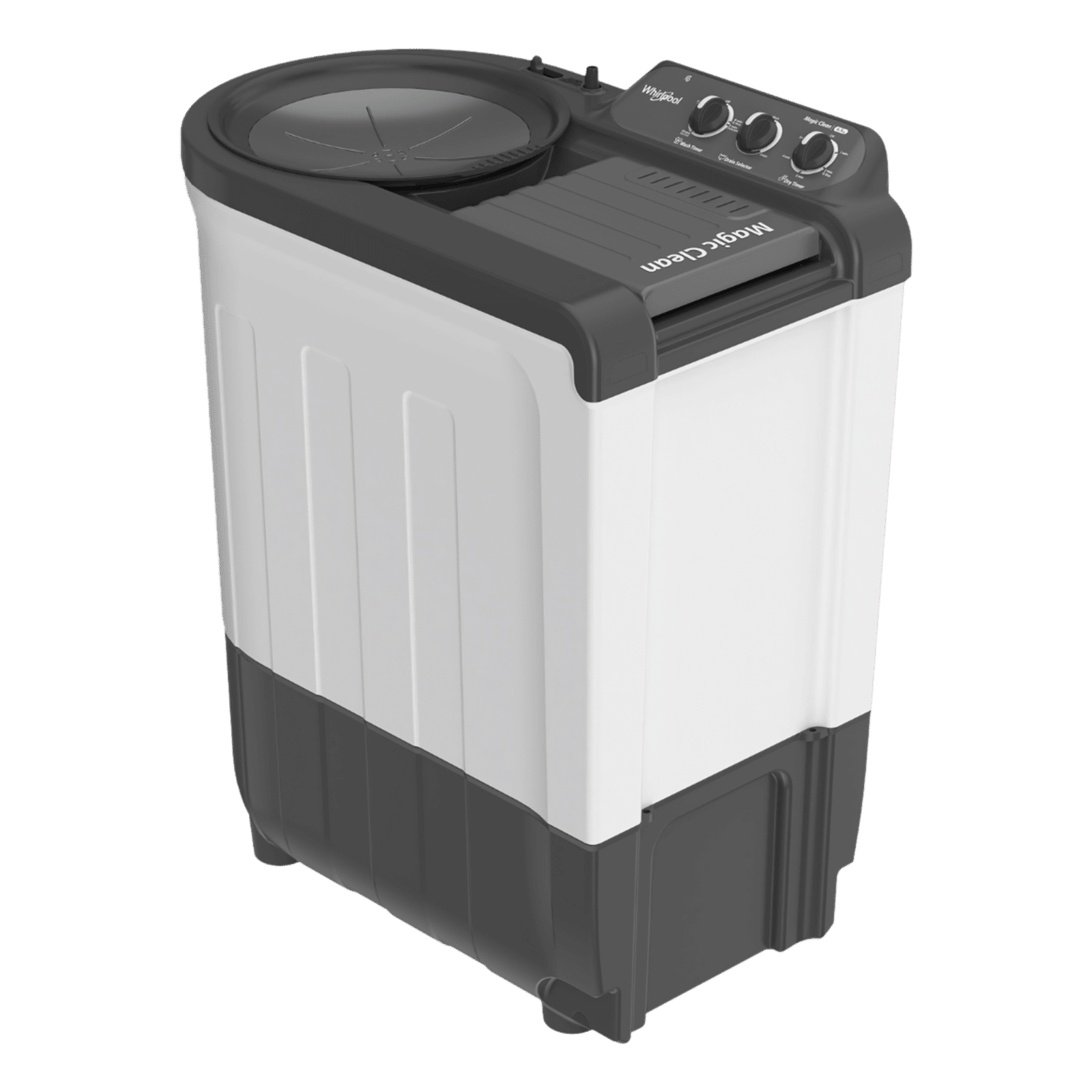 Whirlpool 6.5 kg 5 Star Semi Automatic Washing Machine with In built Scrubber (Magic Clean , 30337, Grey)_6