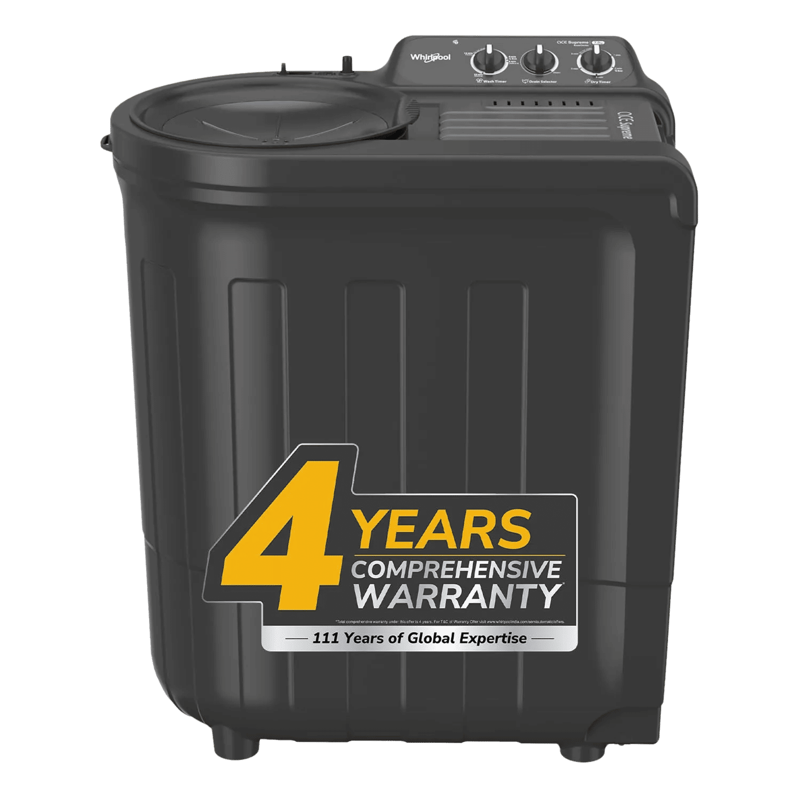 Whirlpool 7.5 kg 5 Star Semi Automatic Washing Machine with In built Scrubber (Magic Clean, 30291, Grey)_1