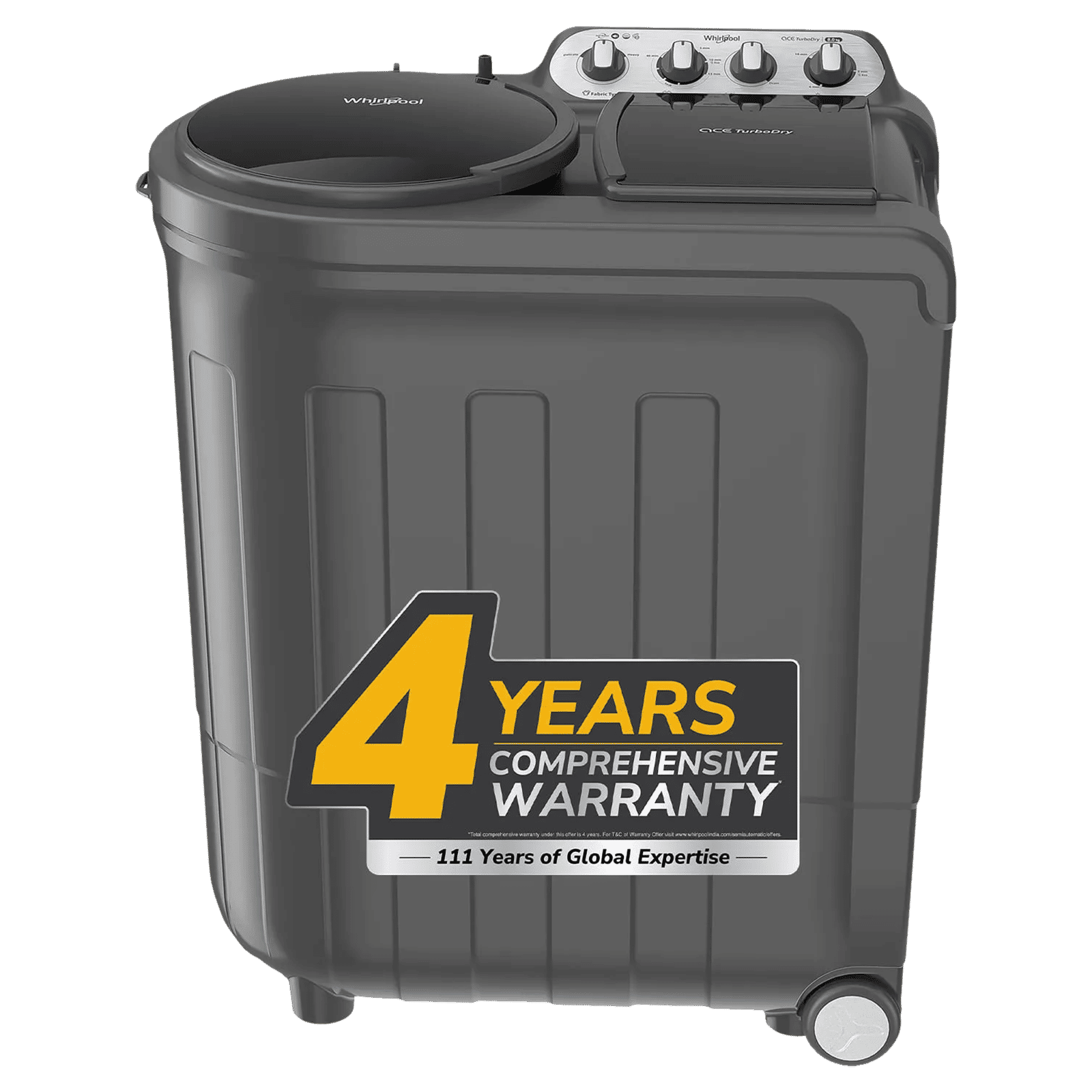 Whirlpool 8.0 kg 5 Star Semi Automatic Washing Machine with In built Scrubber (Magic Clean, 30318, Grey)_1