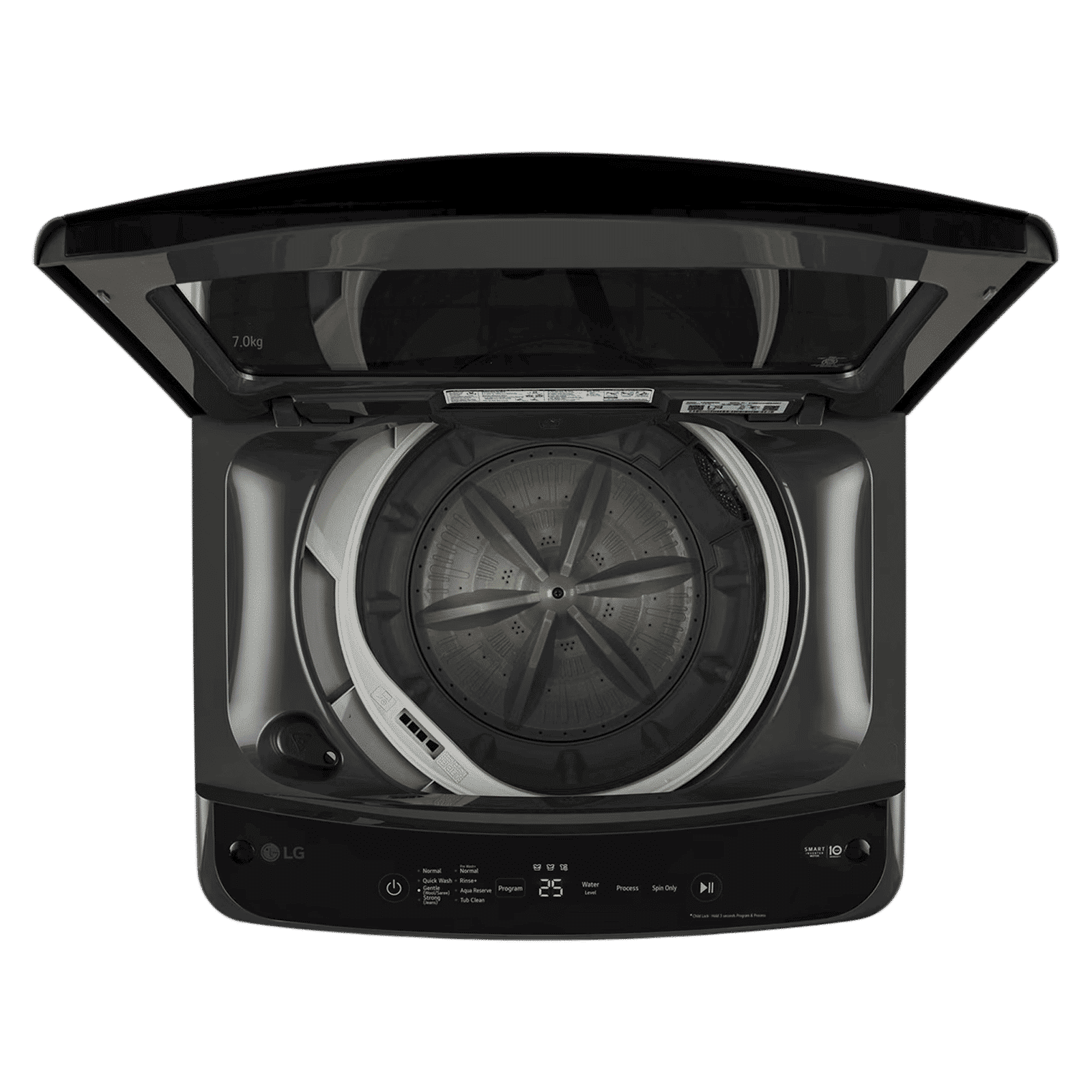 LG 7 kg 5 Star Inverter Fully Automatic Top Load Washing Machine (T70VBMB4ZD.ABMQEIL, Smart Diagnosis, Middle Black)_9
