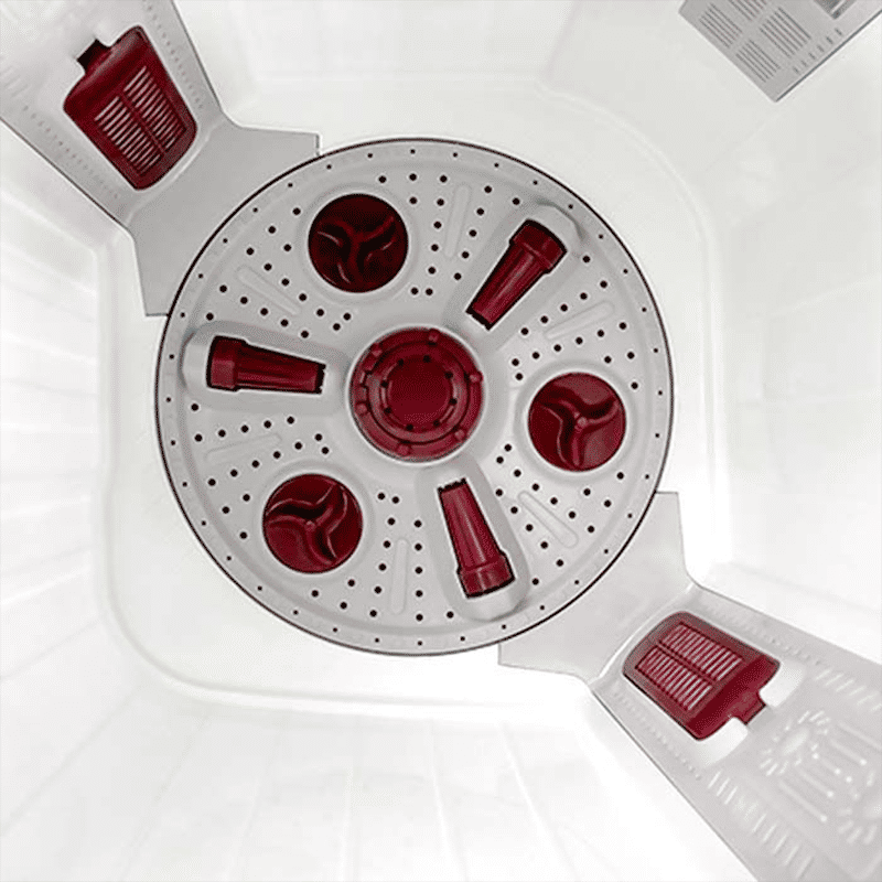 VOLTAS beko 8 kg 5 Star Semi Automatic Washing Machine with IPX4 Control Panel (WTT80DBRG, Burgundy)?_5