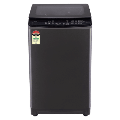 VOLTAS beko 8 Kg 5 Star Fully Automatic Top Load Washing Machine (WTL8011AU, Aqua Wave Drum, Grey)