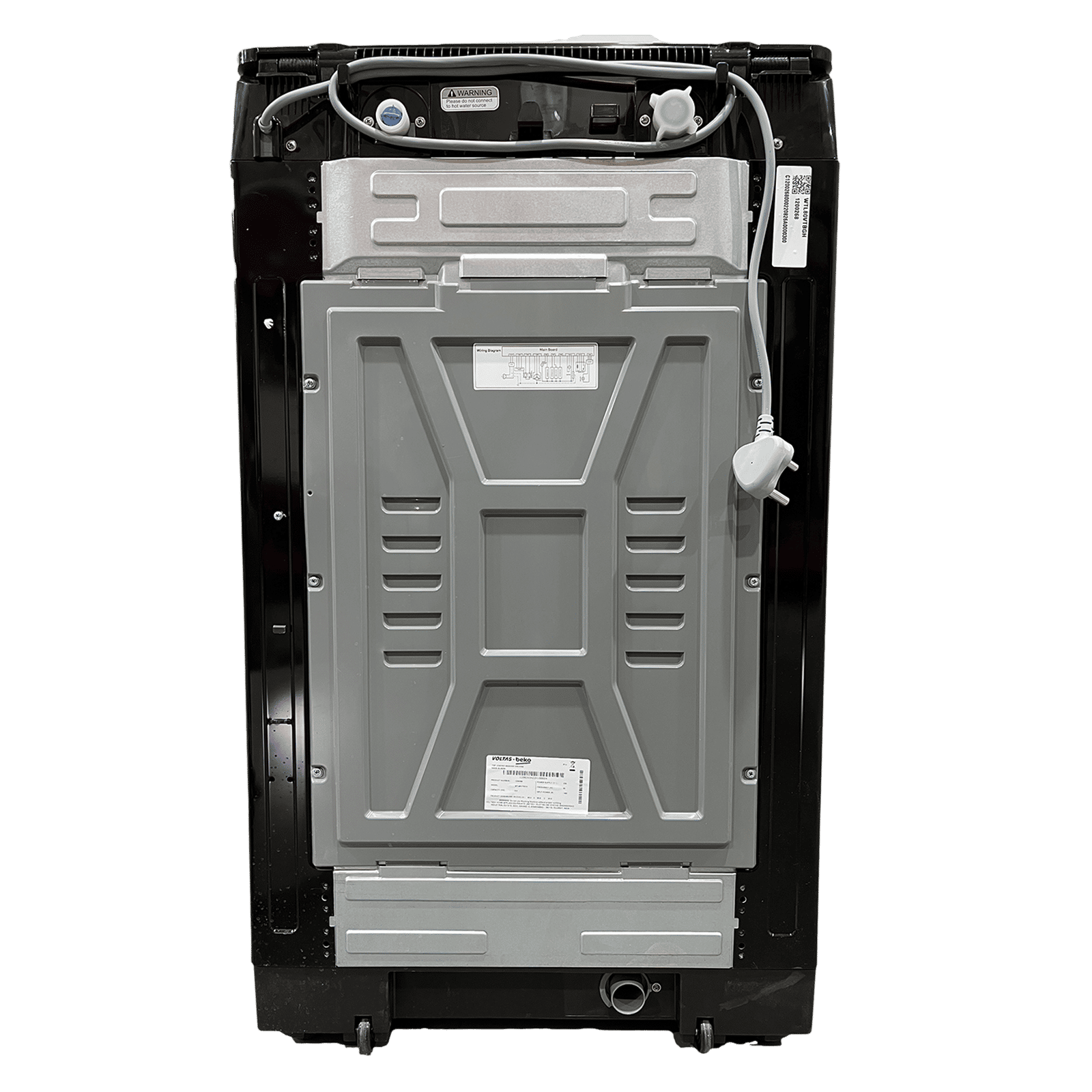 VOLTAS beko 8 Kg 5 Star Fully Automatic Top Load Washing Machine (WTL8011AU, Aqua Wave Drum, Grey) VOLTAS beko 8 Kg 5 Star Fully Automatic Top Load Washing Machine (WTL8011AU, Aqua Wave Drum, Grey)_7