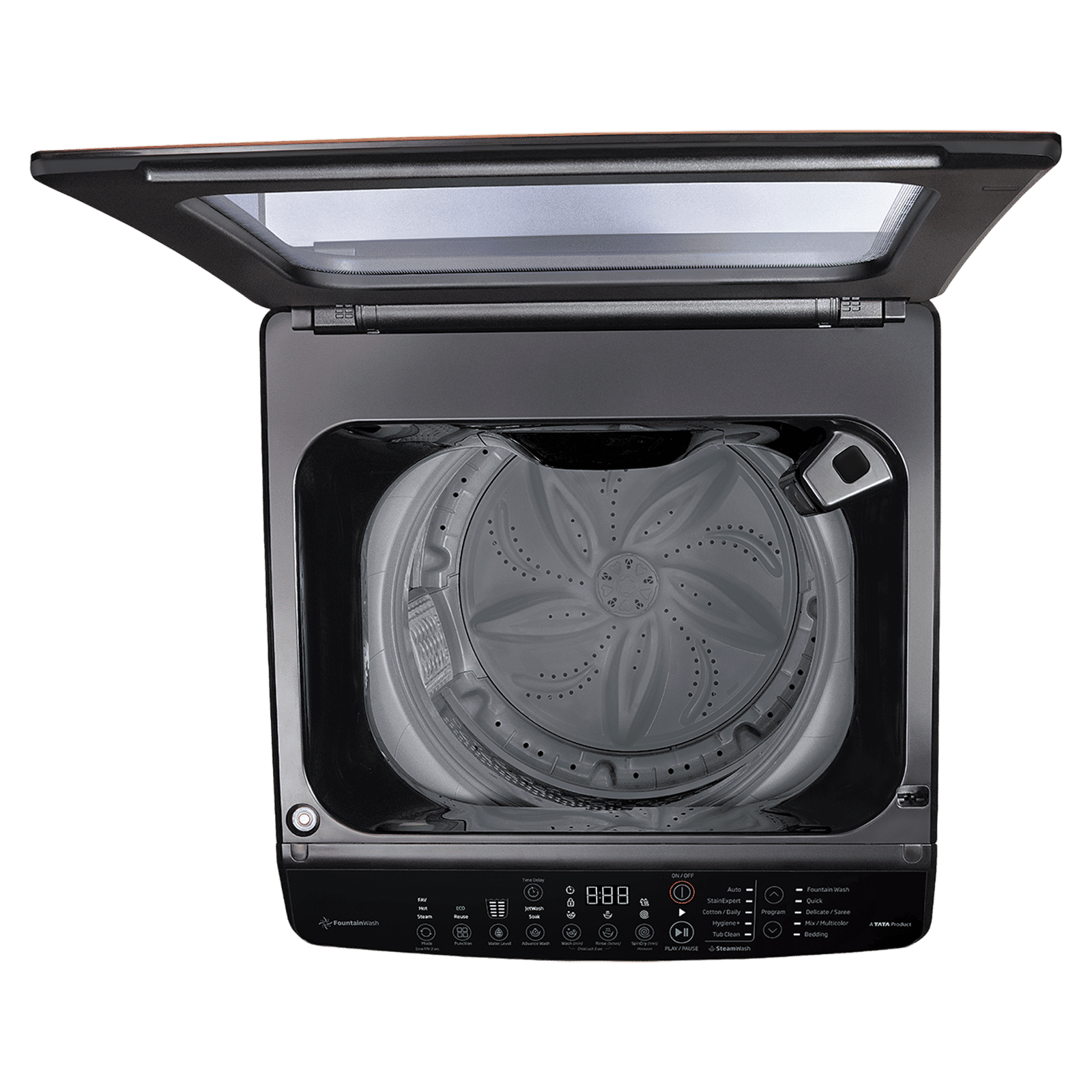 VOLTAS beko 7.5 Kg 5 Star Fully Automatic Top Load Washing Machine (WTL7512VAA, In-built Heater, Black)_7