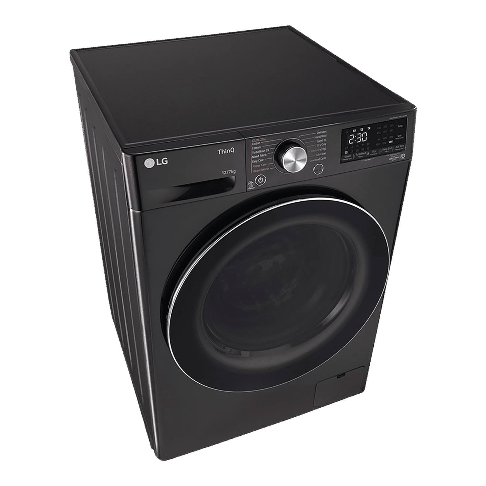 LG 12/7 kg Wi-Fi Inverter Fully Automatic Front Load Washer Dryer (Vivace WD, FHD1207STB.APBQEIL, AI Direct Drive, Platinum Black)_10