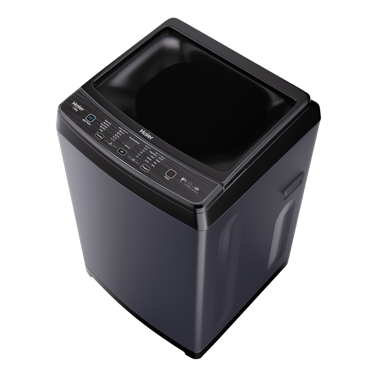 Haier 7 kg 5 Star Fully Automatic Top Load Washing Machine (826, HWM70-826BKNZPN1, Digital Display, Black)_8