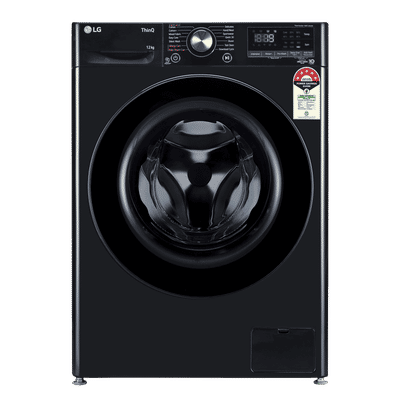 LG 12 kg 5 Star Wi-Fi Inverter Fully Automatic Front Load Washing Machine (Vivace Premium, FHP1412Z5O, 6 Motion DD, Onyx Black)