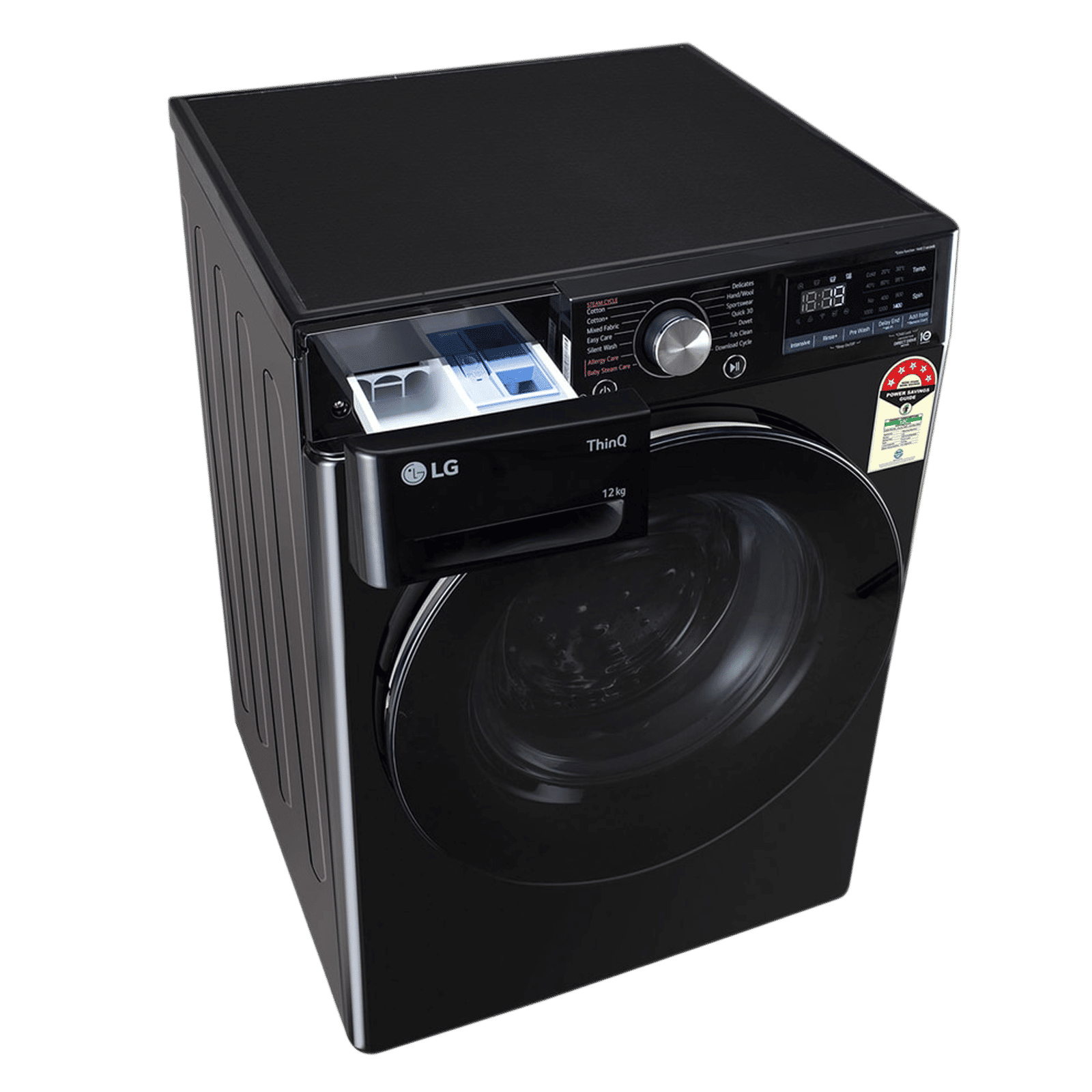 LG 12 kg 5 Star Wi-Fi Inverter Fully Automatic Front Load Washing Machine (Vivace Premium, FHP1412Z5O, 6 Motion DD, Onyx Black) LG 12 kg 5 Star Wi-Fi Inverter Fully Automatic Front Load Washing Machine (Vivace Premium, FHP1412Z5O, 6 Motion DD, Onyx Black)_13