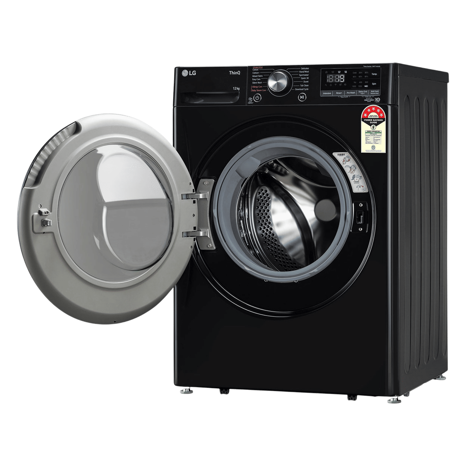 LG 12 kg 5 Star Wi-Fi Inverter Fully Automatic Front Load Washing Machine (Vivace Premium, FHP1412Z5O, 6 Motion DD, Onyx Black) LG 12 kg 5 Star Wi-Fi Inverter Fully Automatic Front Load Washing Machine (Vivace Premium, FHP1412Z5O, 6 Motion DD, Onyx Black)_7