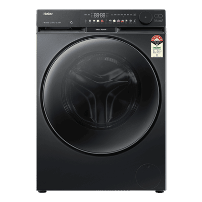 Haier 12 kg 5 Star Wi-Fi Fully Automatic Front Load Washing Machine (F9, HW120-DM14F9BKU1, Direct Motion Motor, Black)