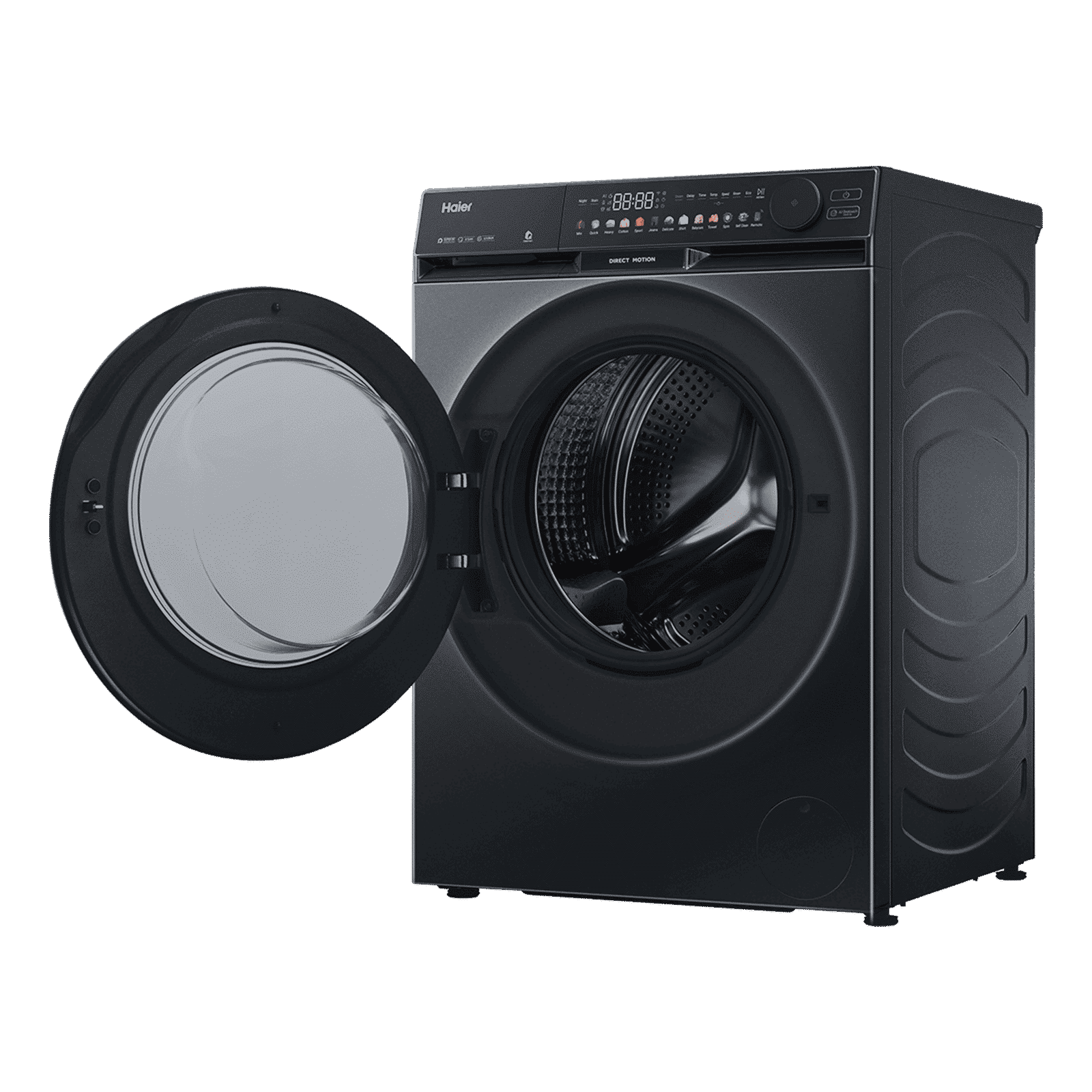 Haier 12 kg 5 Star Wi-Fi Inverter Fully Automatic Front Load Washing Machine (F9, HW120-DM14F9BKU1, Direct Motion Motor, Black) Haier 12 kg 5 Star Wi-Fi Inverter Fully Automatic Front Load Washing Machine (F9, HW120-DM14F9BKU1, Direct Motion Motor, Black)_9